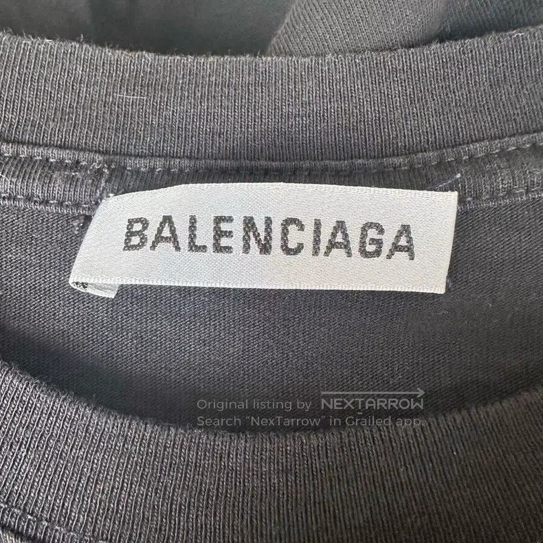 Balenciaga Balenciaga Best-selling letter wheat logo black short-slee Size US XS / EU 42 / 0 - 3 Thumbnail