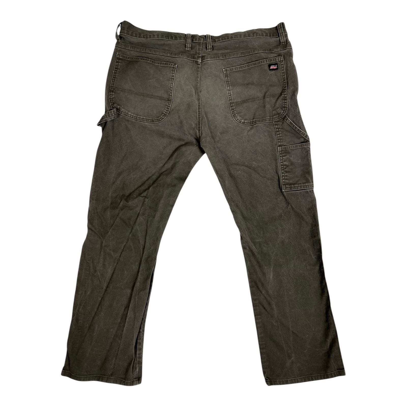 Dickies Vintage Dickies Green Carpenter Canvas Pants Size 38x32 Work Size US 38 / EU 54 - 1 Thumbnail
