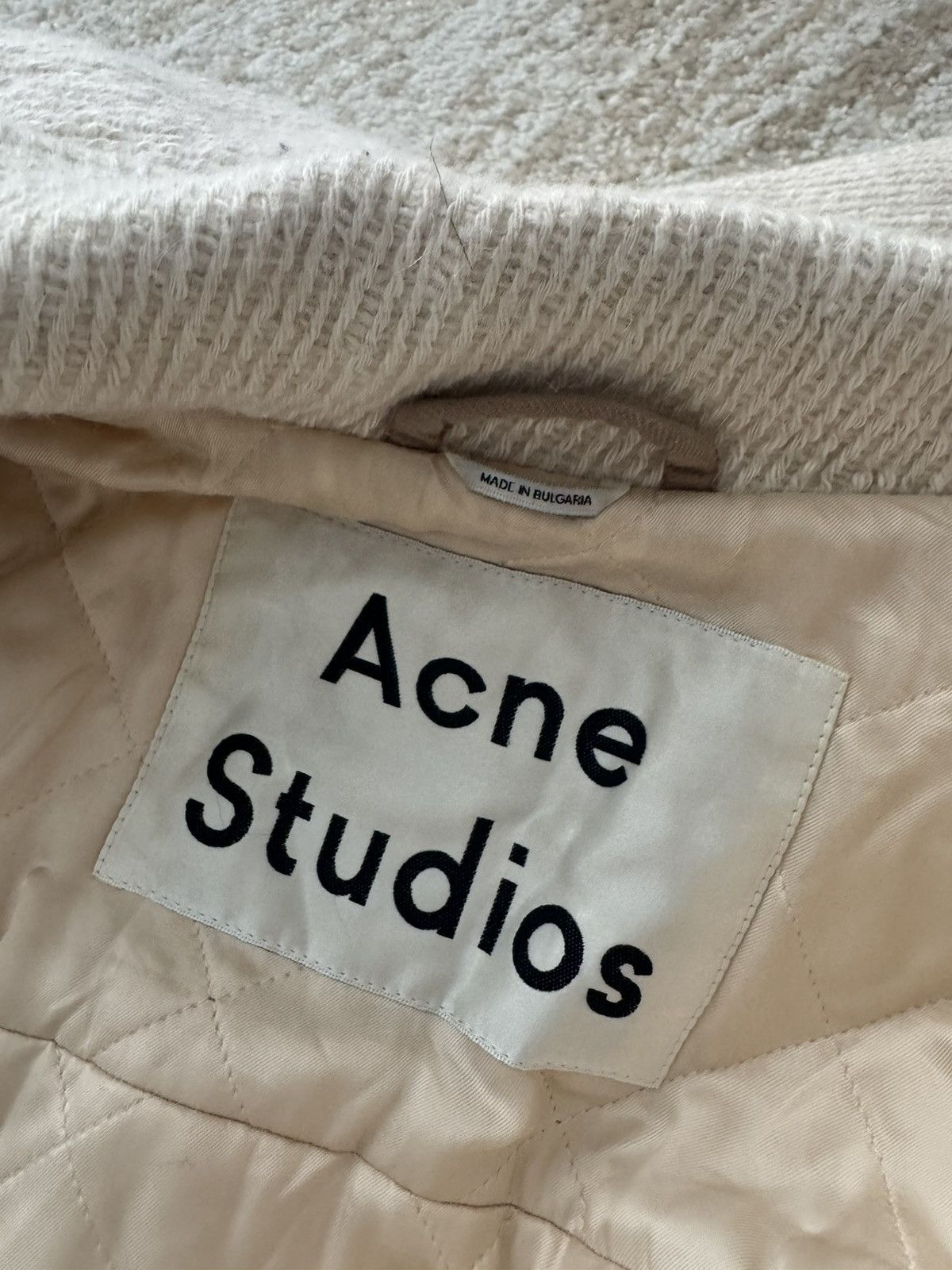Acne Studios Acne Studios Padded Wool Jacket Size XS / US 0-2 / IT 36-38 - 4 Thumbnail