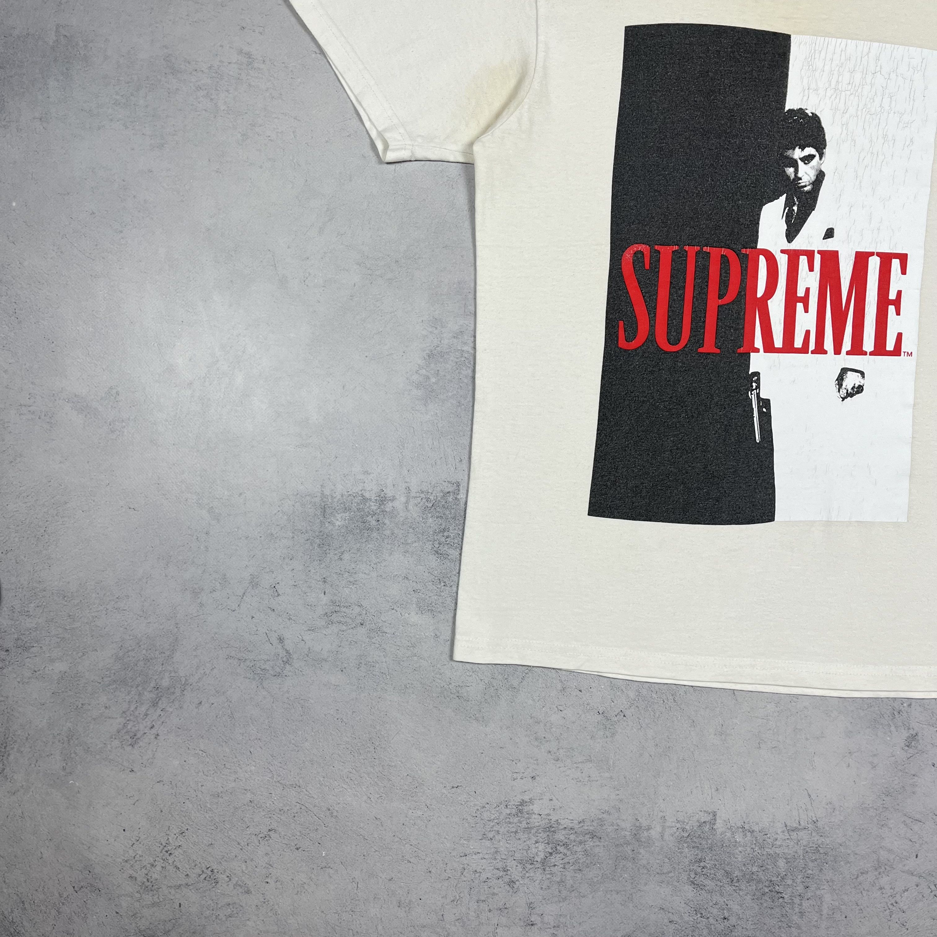 Supreme Supreme ScarFace Split Big Logo T Shirt Size US M / EU 48-50 / 2 - 5 Thumbnail