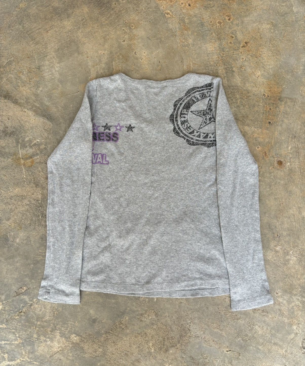 Hysteric Glamour × Japanese Brand Y2k MKR Overworked 86 Womens style Longsleeve Size M / US 6-8 / IT 42-44 - 3 Thumbnail