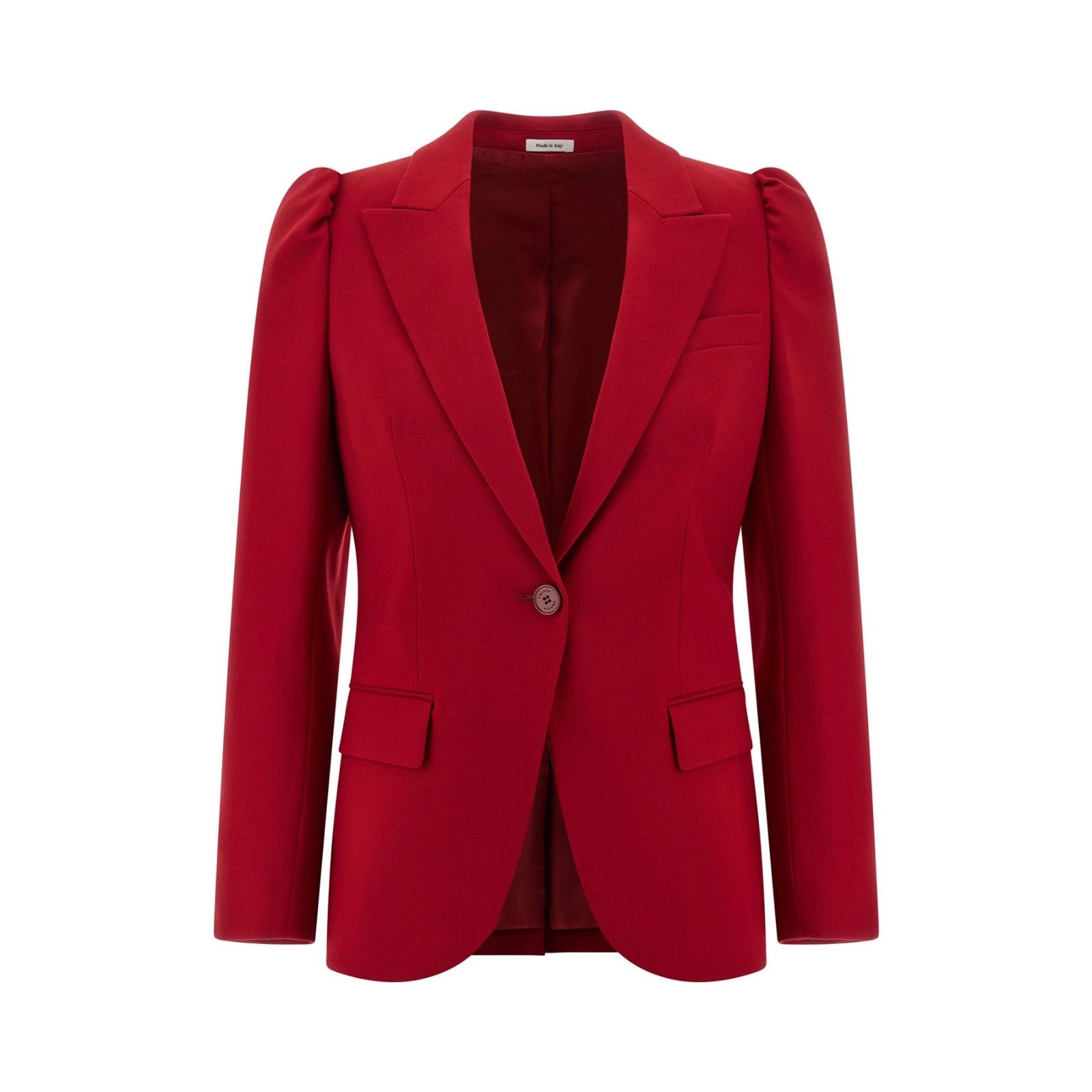 ALEXANDER MCQUEEN Red Wool Blazer New & Authentic (Women's s
