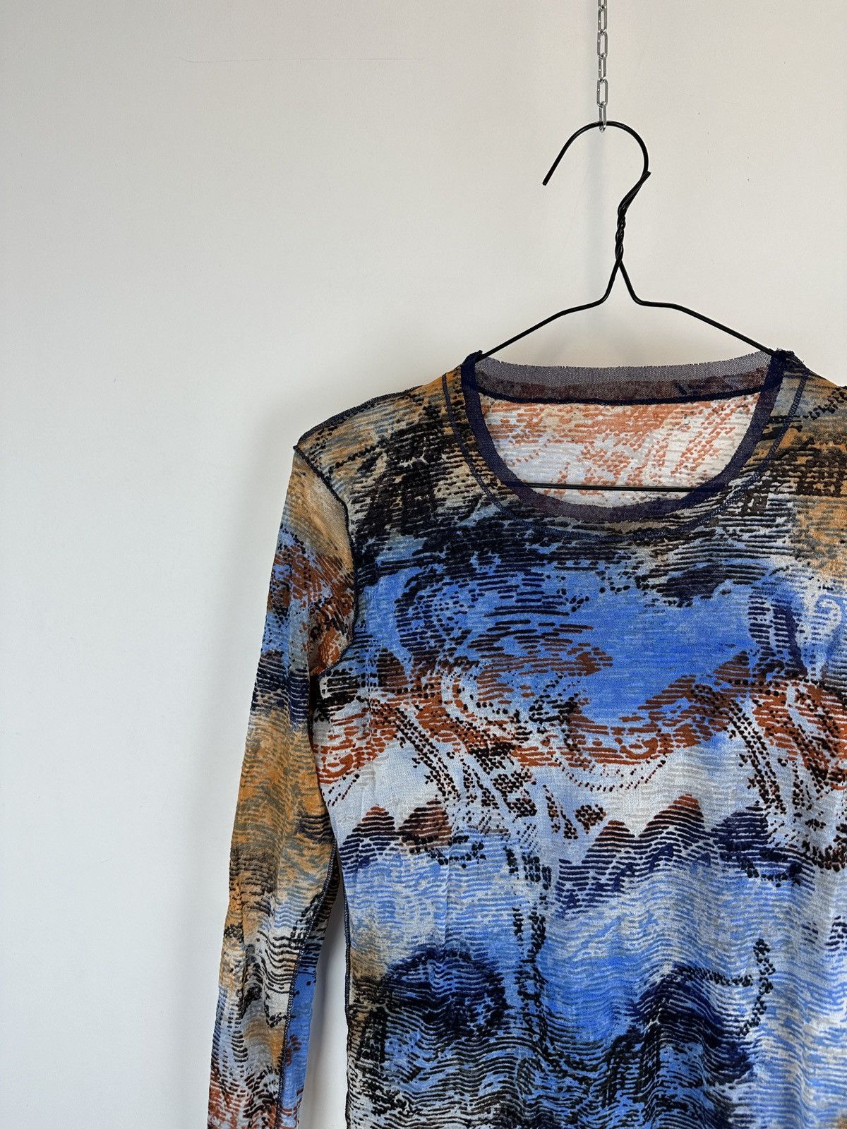 Designer × Japanese Brand × Jean Paul Gaultier Jean Paul Gaultier Style Mesh Long Sleeve Size M / US 6-8 / IT 42-44 - 2 Thumbnail