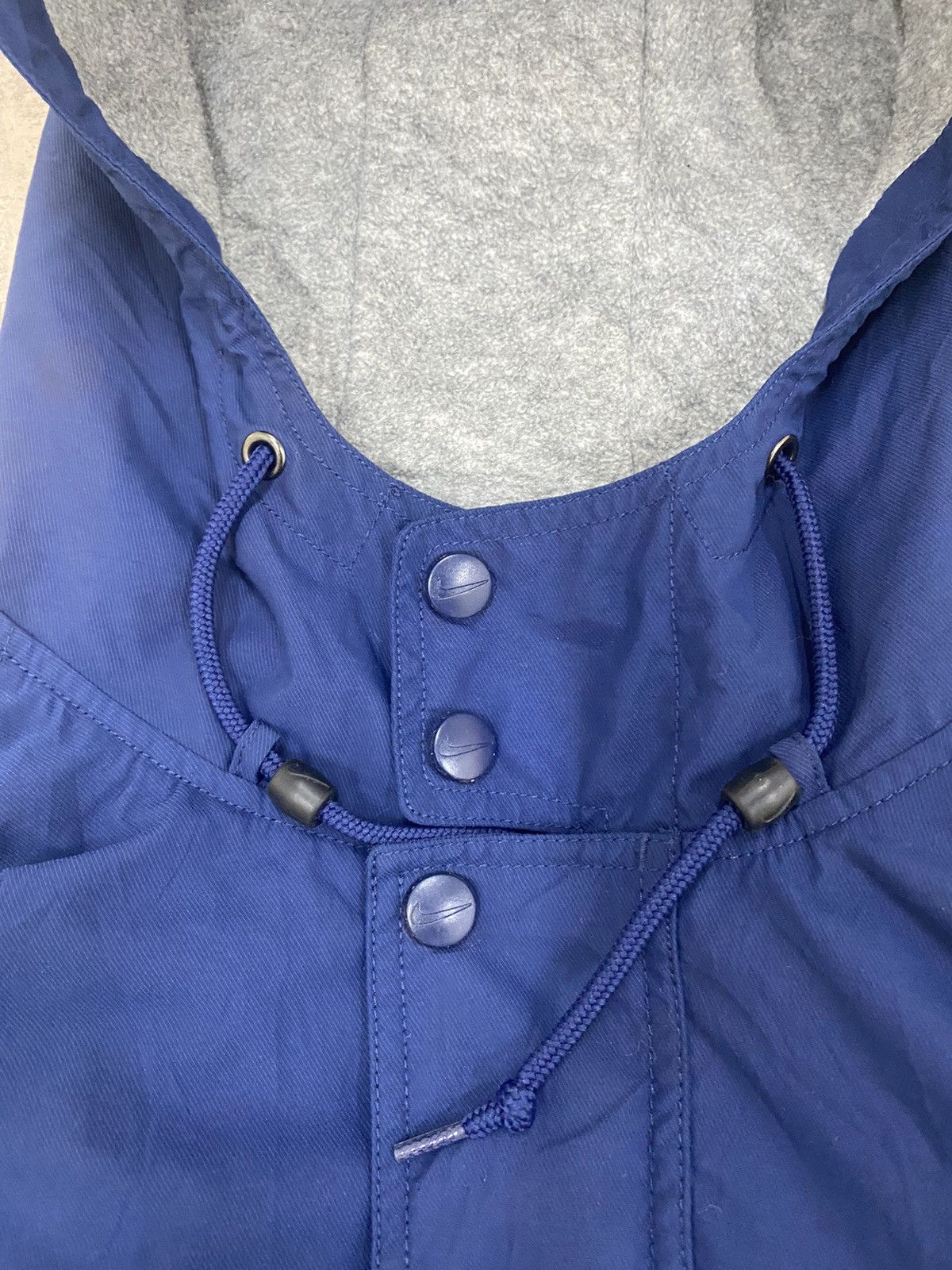 Nike VINTAGE 90s NIKE BIG SWOOSH BACKHIT WINDBREAKER JACKET BLUE Size US XXL / EU 58 / 5 - 9 Thumbnail