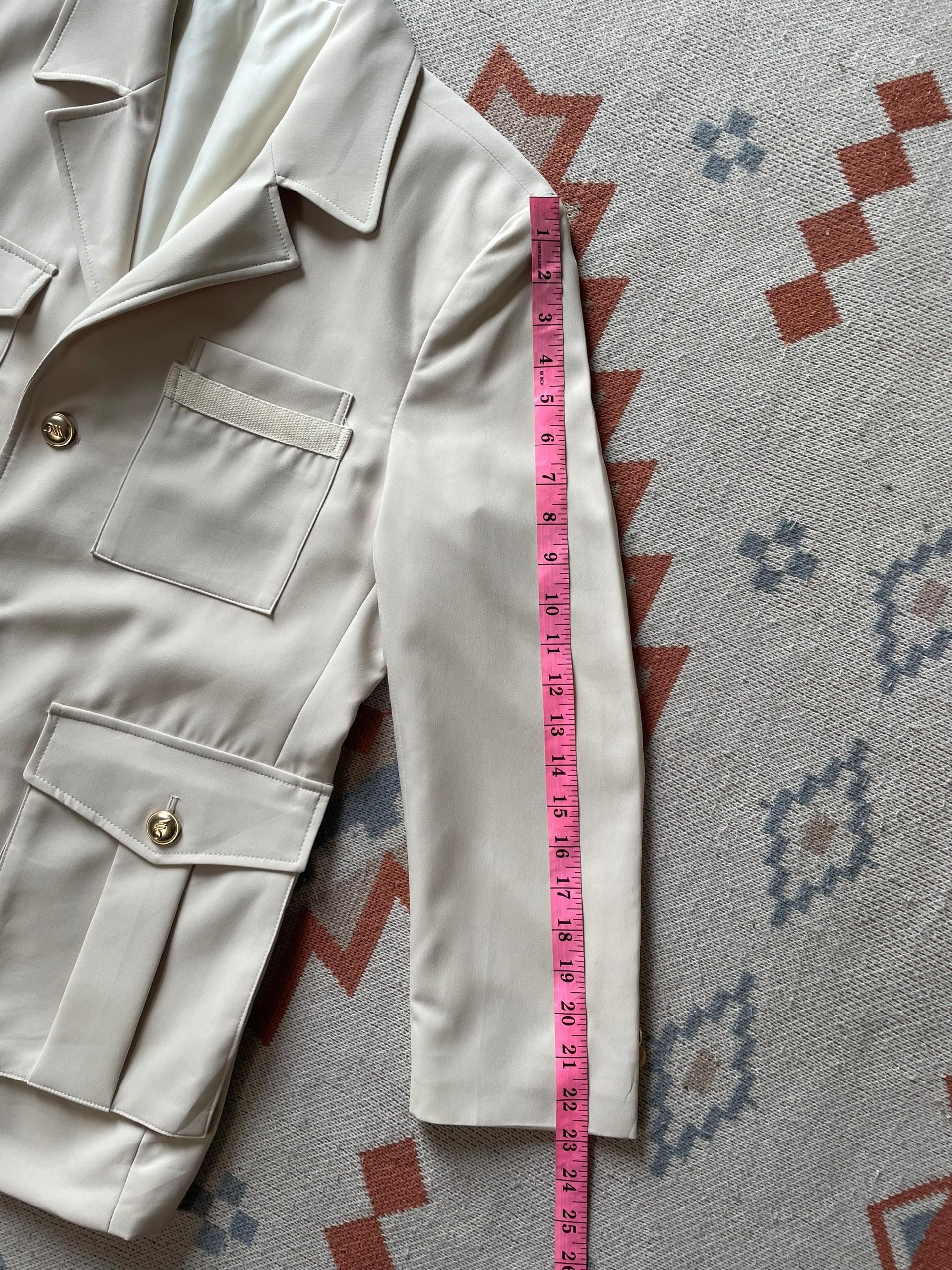 Japanese Brand × Vintage Designer Safari Jacket WOMENS Size L / US 10 / IT 46 - 9 Thumbnail