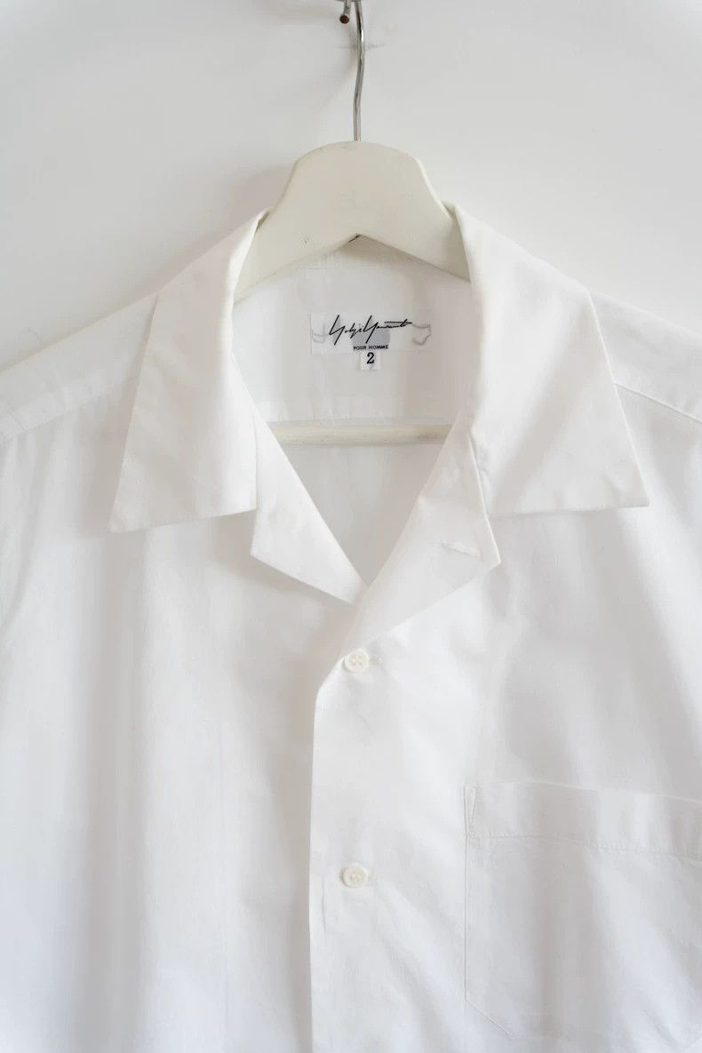 Yohji Yamamoto Yohji Yamamoto 16ss Cuban Neck Short Sleeve Shirt 2502-Nex Size US M / EU 48-50 / 2 - 3 Thumbnail