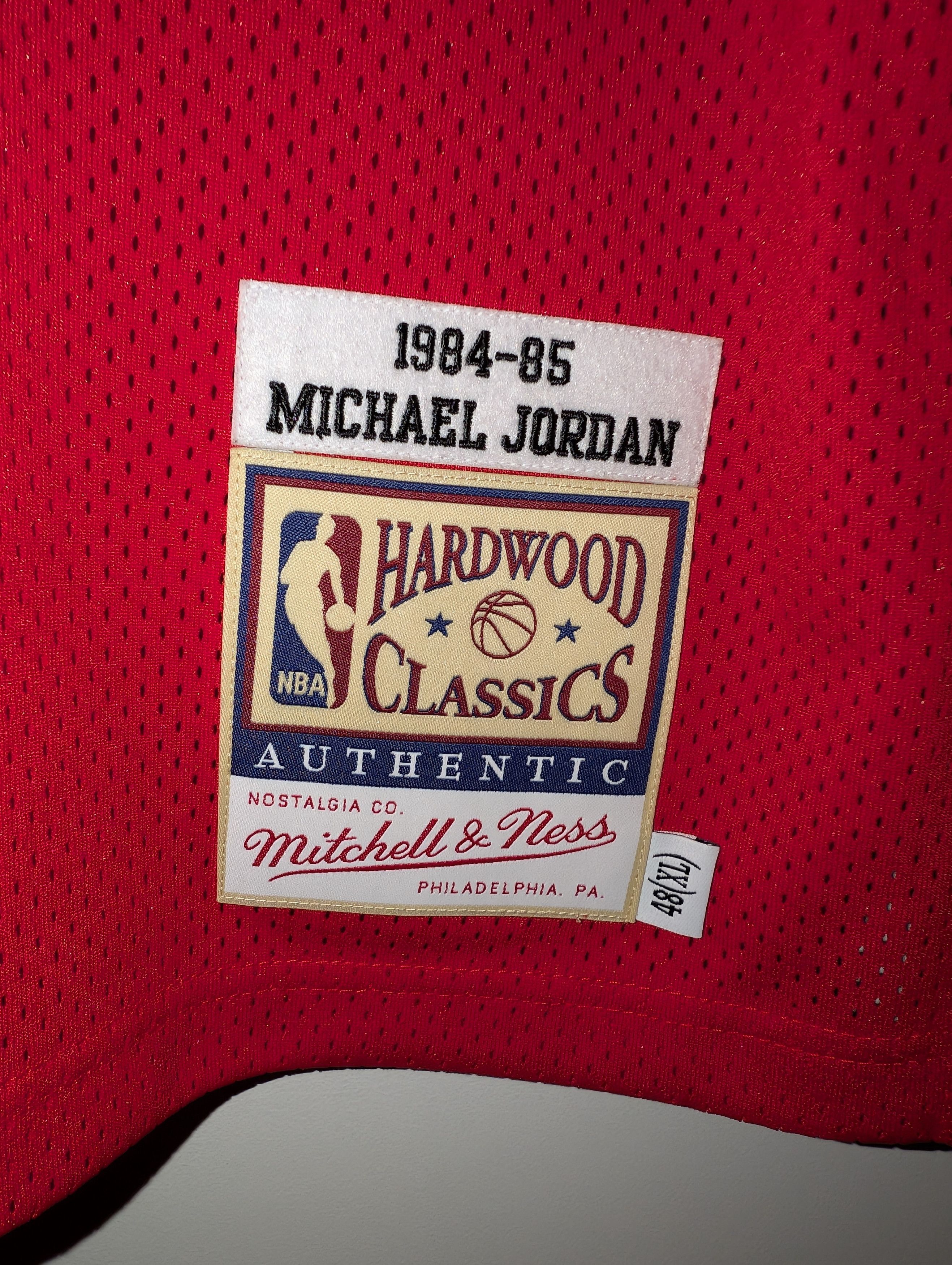 NBA NBA Authentic Michael Jordan Jersey (Rookie Year) Size US XL / EU 56 / 4 - 2 Thumbnail