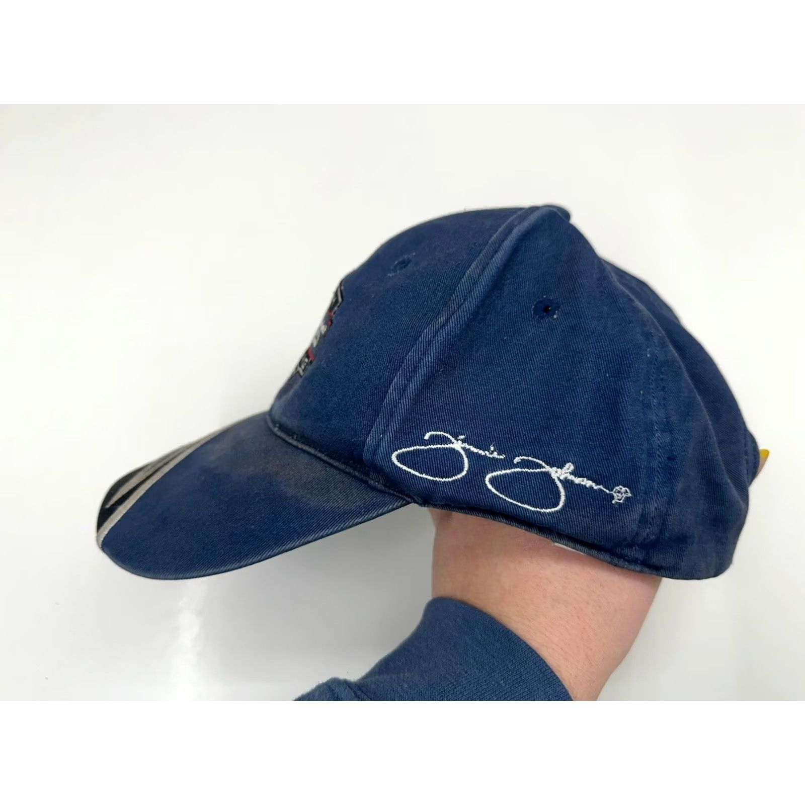 NASCAR Winners Circle Nascar Lowes Team Racing #48 Jimmie Johnson Hat Adult Blue Adjustable Size ONE SIZE - 7 Thumbnail
