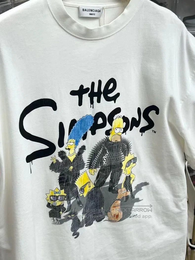 Balenciaga Balenciaga The Simpsons White T-Shirt. Size US S / EU 44-46 / 1 - 2 Thumbnail