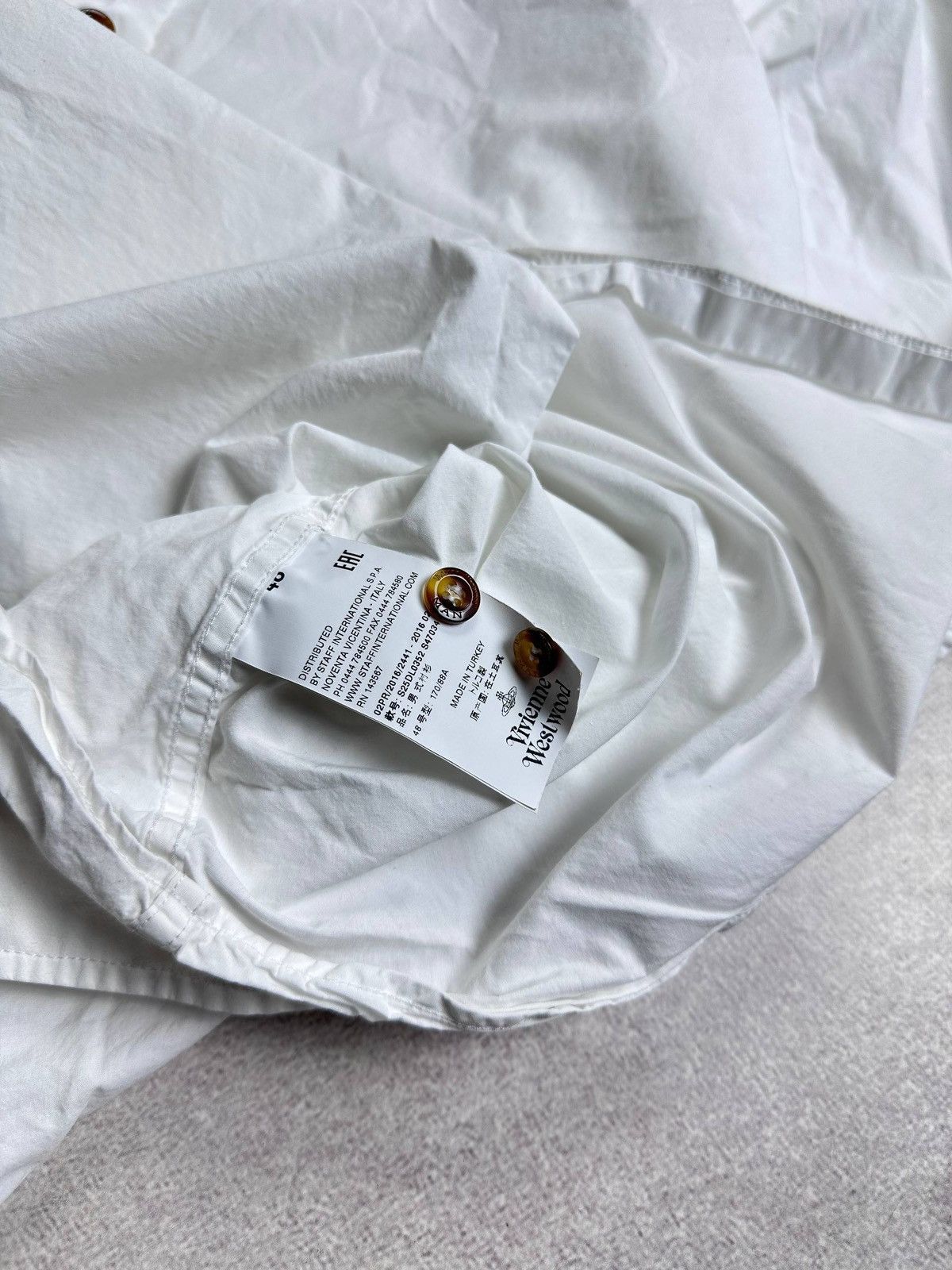 Vivienne Westwood Vintage Vivienne Westwood White Shirt M Size US M / EU 48-50 / 2 - 8 Thumbnail