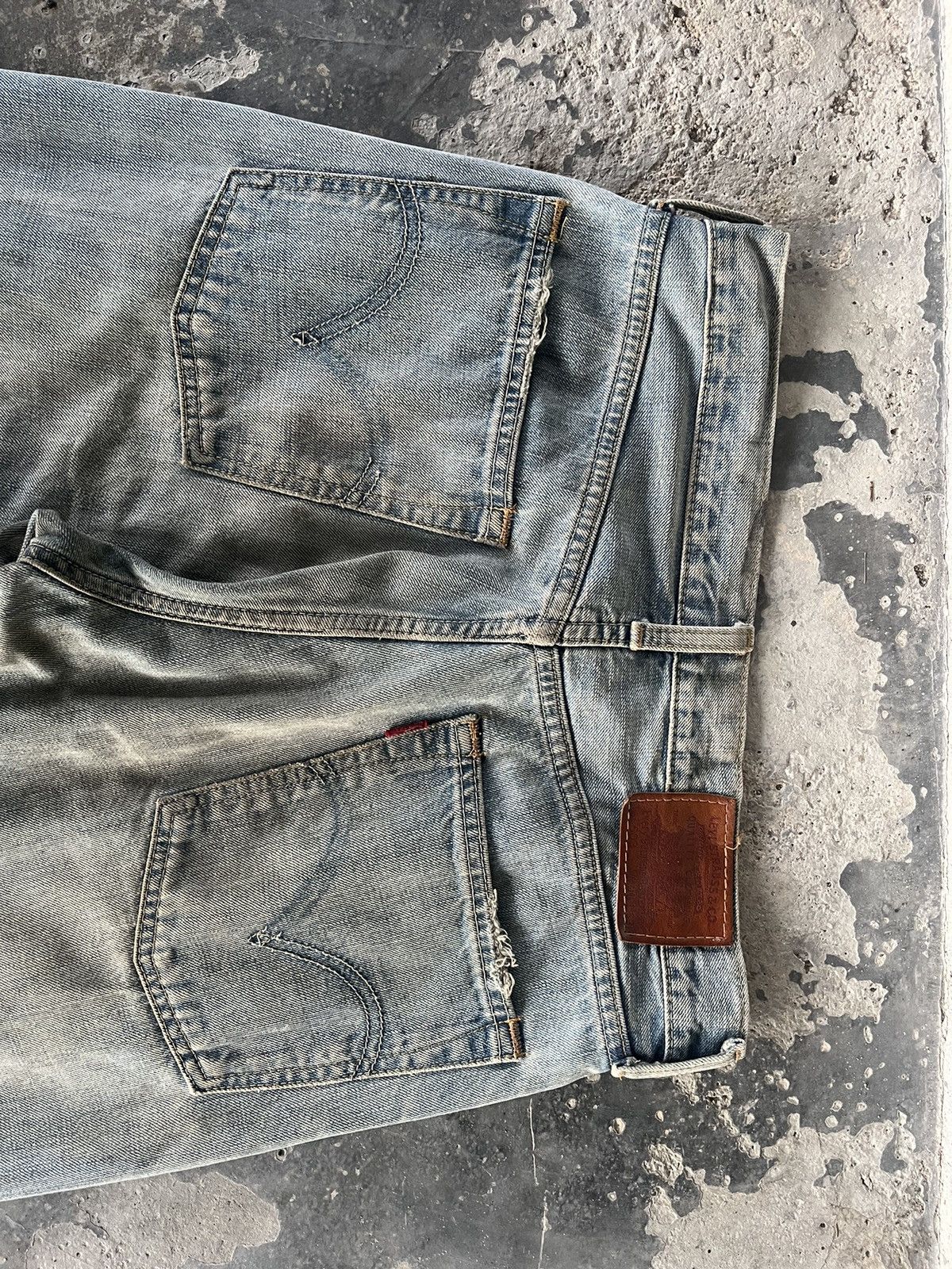 If Six Was Nine × Levi's × Vintage Levis 502 Mudwash Denim Size US 32 / EU 48 - 18 Thumbnail