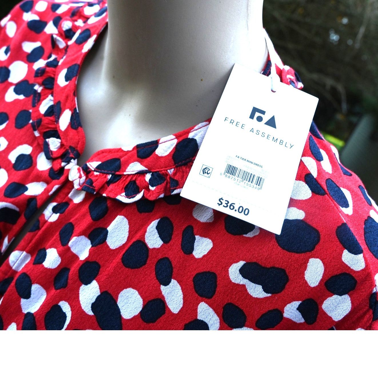Assembly New York Free Assembly Swing Shift Dress, Size XL, Can Tie at Waist Size XL / US 12-14 / IT 48-50 - 7 Thumbnail