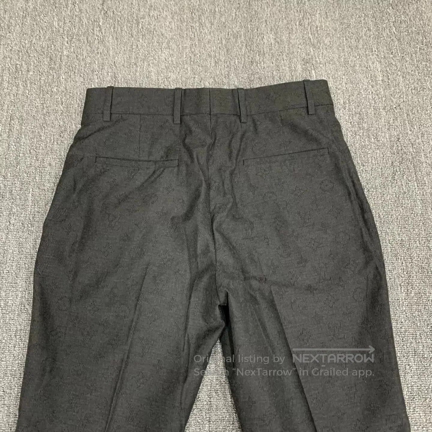 Louis Vuitton Black Printed Casual Pants Size 30. Size US 30 / EU 46 - 7 Thumbnail