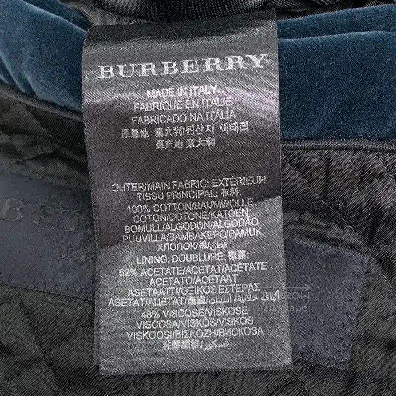 Burberry Burberry Blue Cotton Men's Blazer. Size US M / EU 48-50 / 2 - 7 Thumbnail