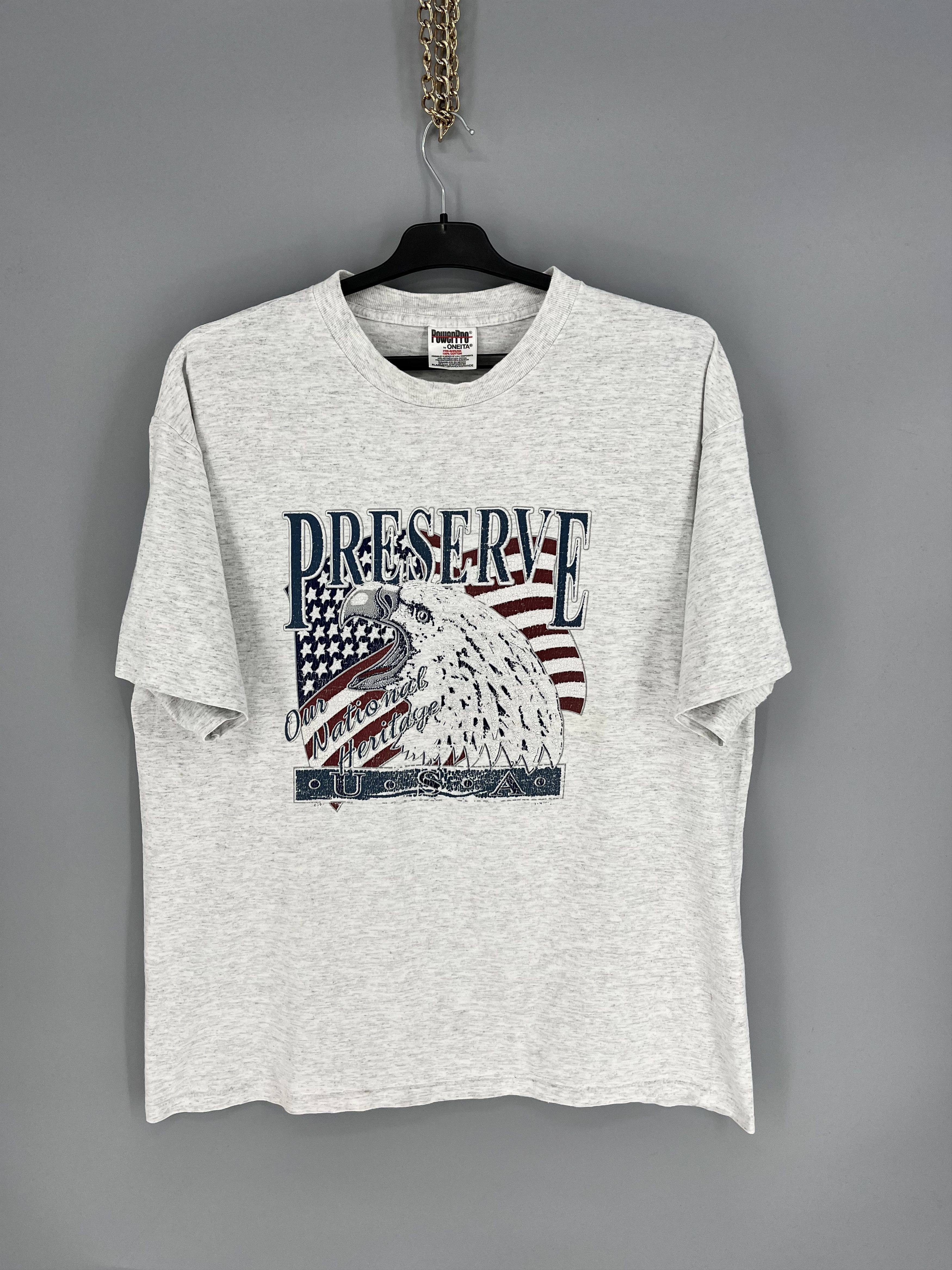 Vintage Vintage Eagles Preserves U.S.A Tees T Shirts Size US XL / EU 56 / 4 - 1 Thumbnail