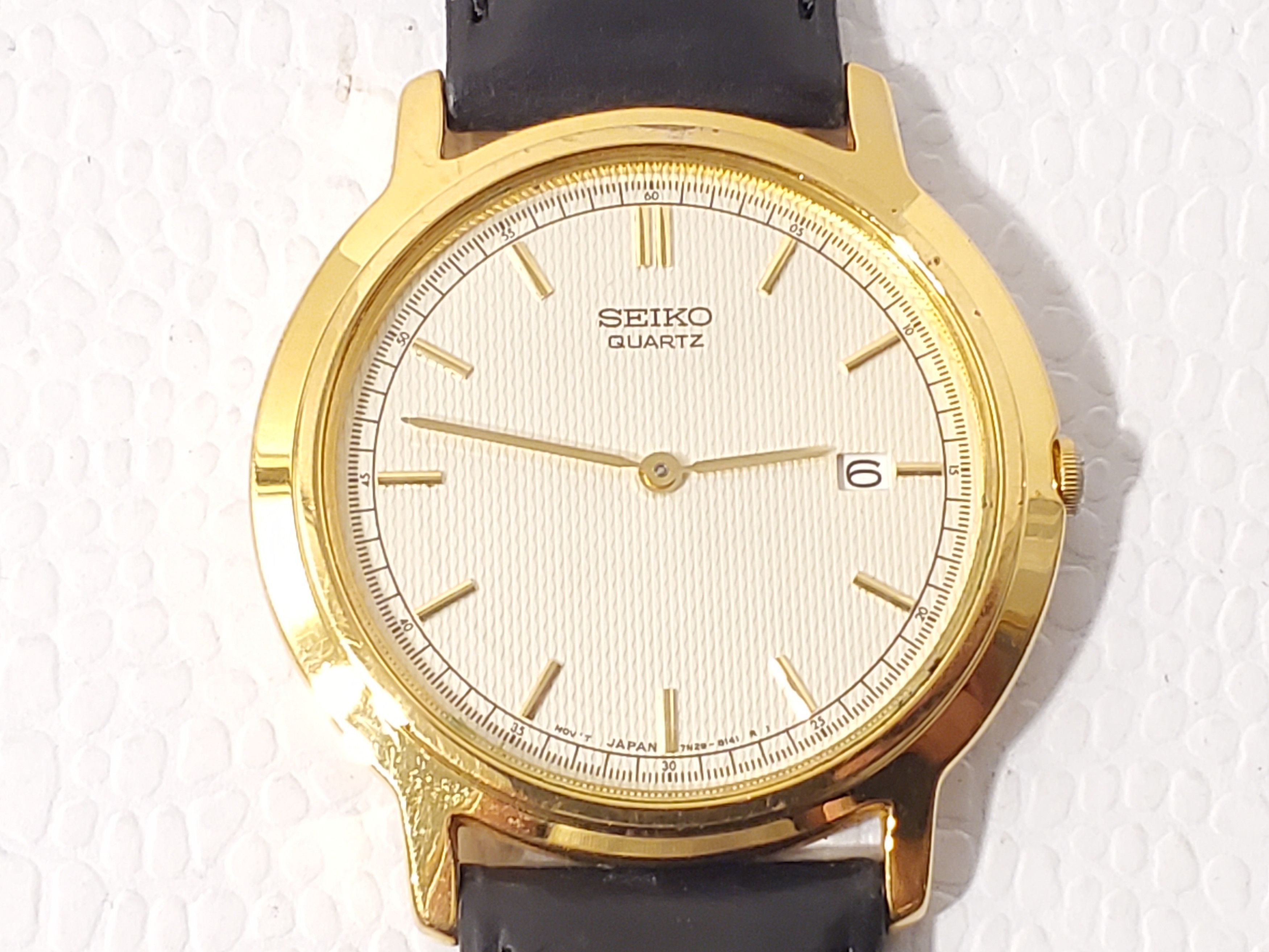 Seiko Seiko Men's SGF206 Gold-Tone Stainless Steel Dress Watch | Grailed