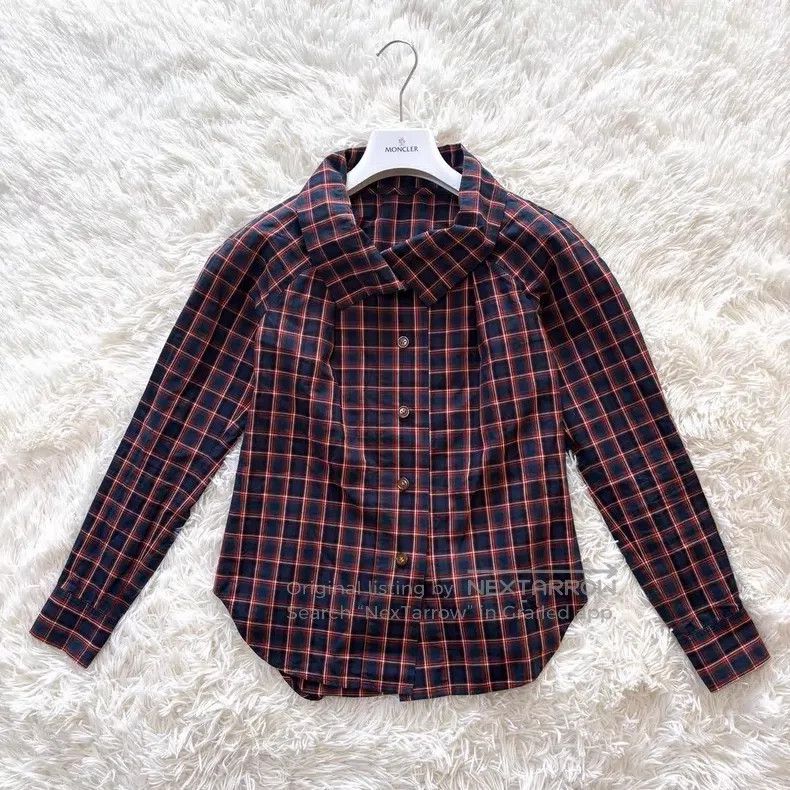 Vivienne Westwood Vivienne Westwood Red Label Red Logo Plaid Collar Long Sle Size M / US 6-8 / IT 42-44 - 2 Thumbnail