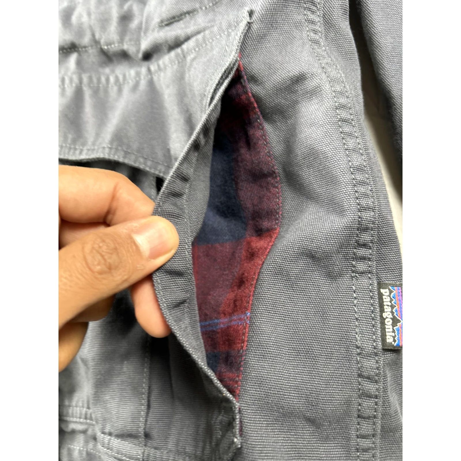 Patagonia Patagonia Parka Jacket Womens Small Gray Hooded Lined Canvas Size S / US 4 / IT 40 - 7 Thumbnail