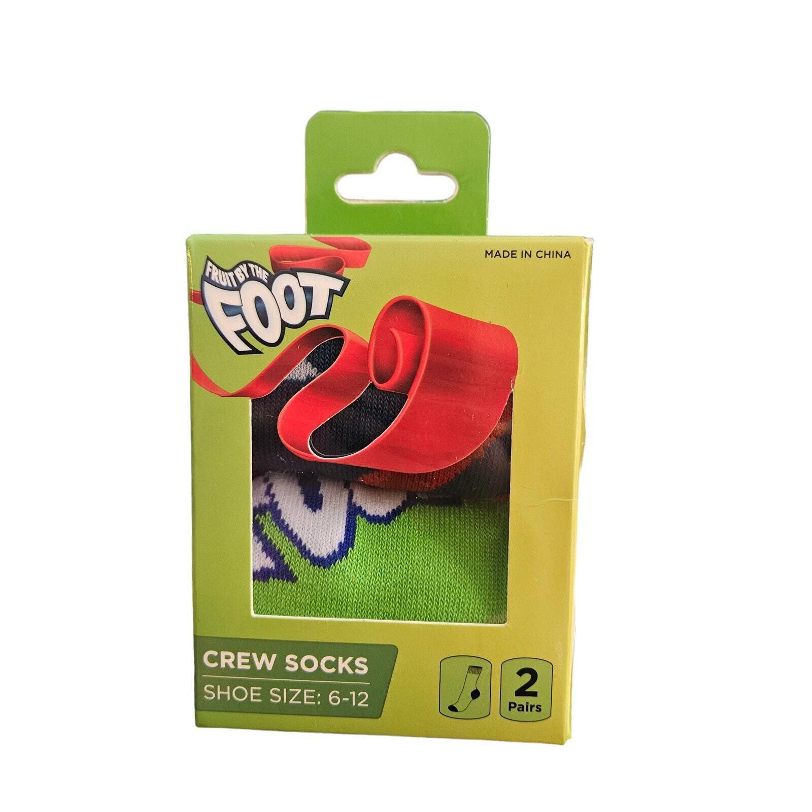 Fruit Of The Loom Fruit of the Loom Crew Socks - 2 Pairs for Sizes 6-12 Size ONE SIZE - 1 Thumbnail