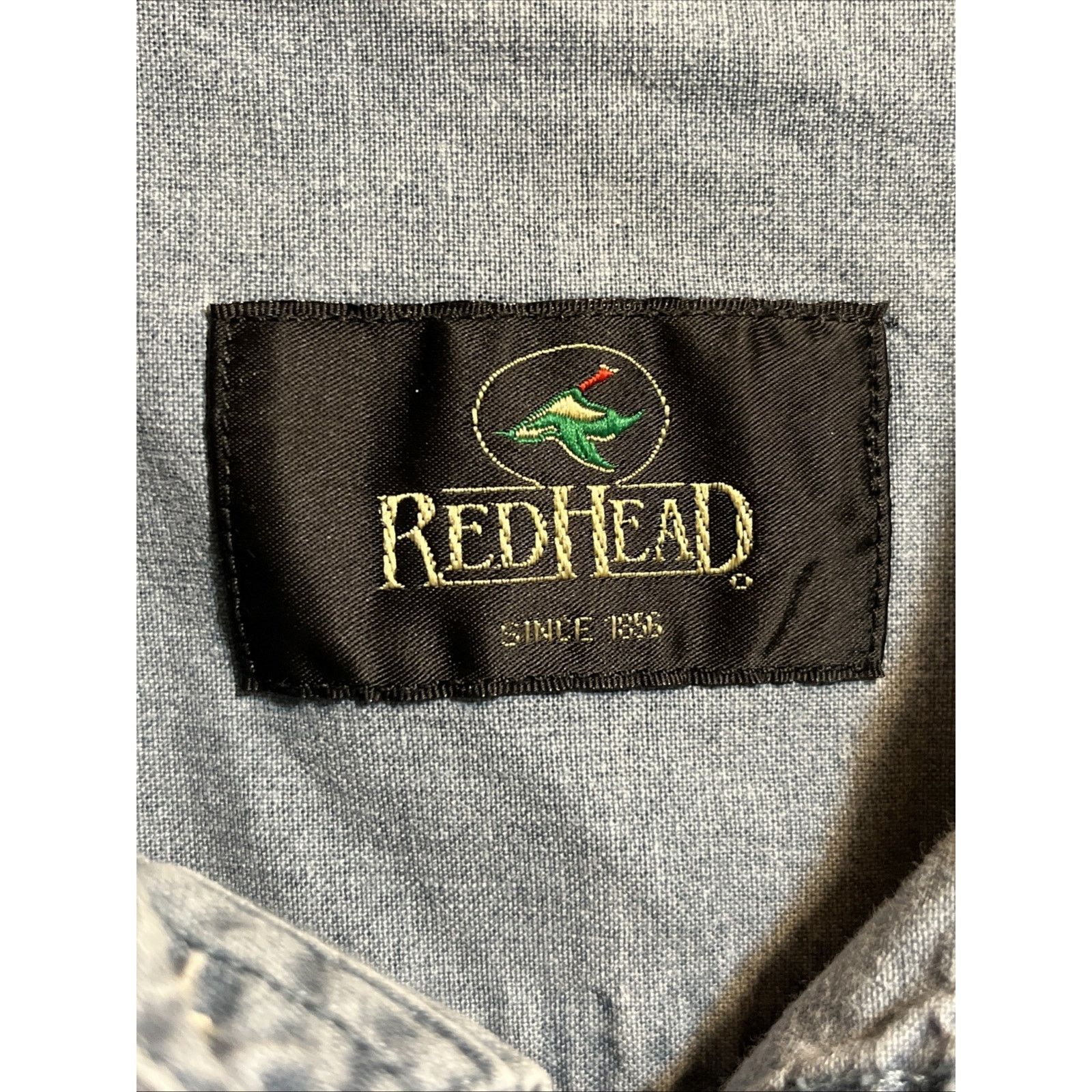 Redhead Redhead VTG Shirt Men’s L Blue Canvas Long Sleeve Button Size US L / EU 52-54 / 3 - 3 Thumbnail