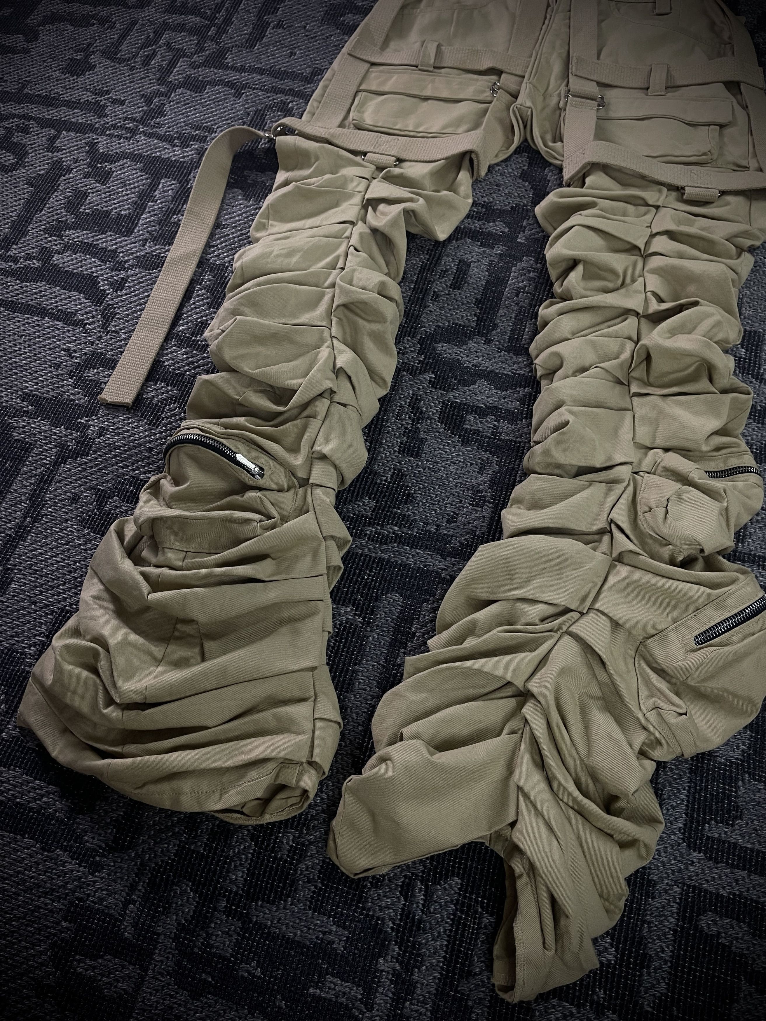 Other Kam Vercetti Cargo Flared Pants Size US 32 / EU 48 - 9 Thumbnail