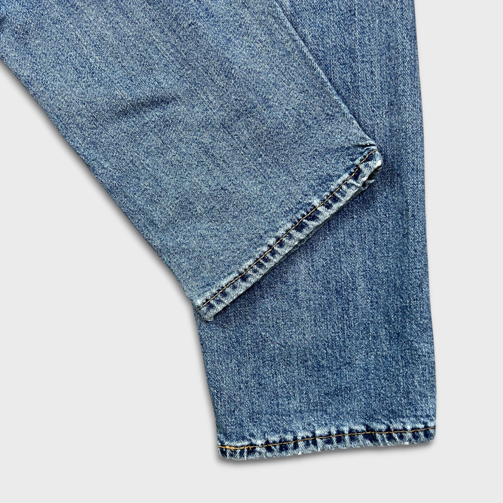 Levi's × Vintage Levi's 502 Jeans 31x30 Regular Taper Fit Premium Denim Pants Size US 31 - 8 Thumbnail