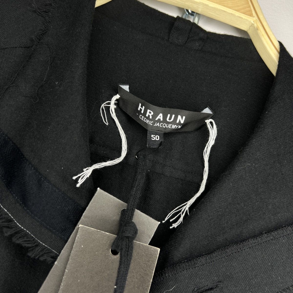 Cedric Jacquemyn Cedric Jacquemyn Hraun High Collar Longsleeve Shirt Black Size US M / EU 48-50 / 2 - 5 Thumbnail