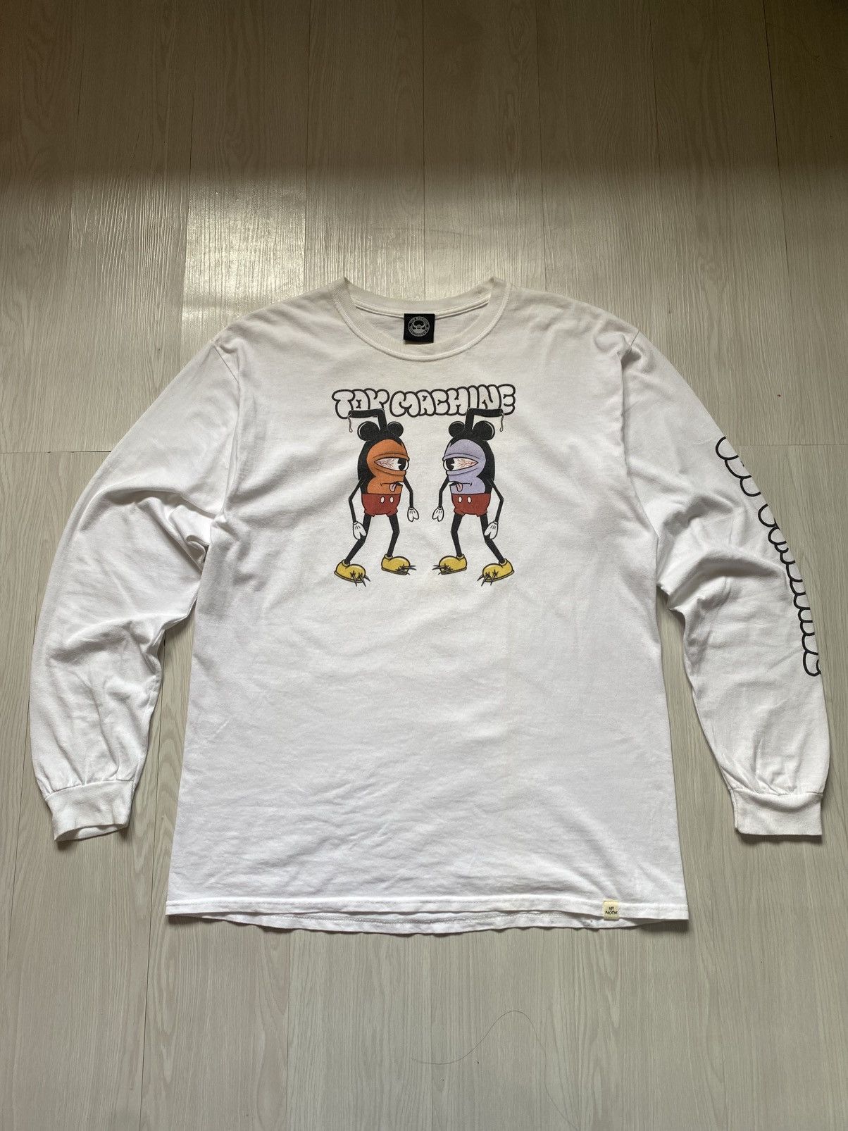Toy Machine Y2k Toy Machine Rip Off Mickey Mouse Longsleeve Skate Tees Size US L / EU 52-54 / 3 - 1 Thumbnail