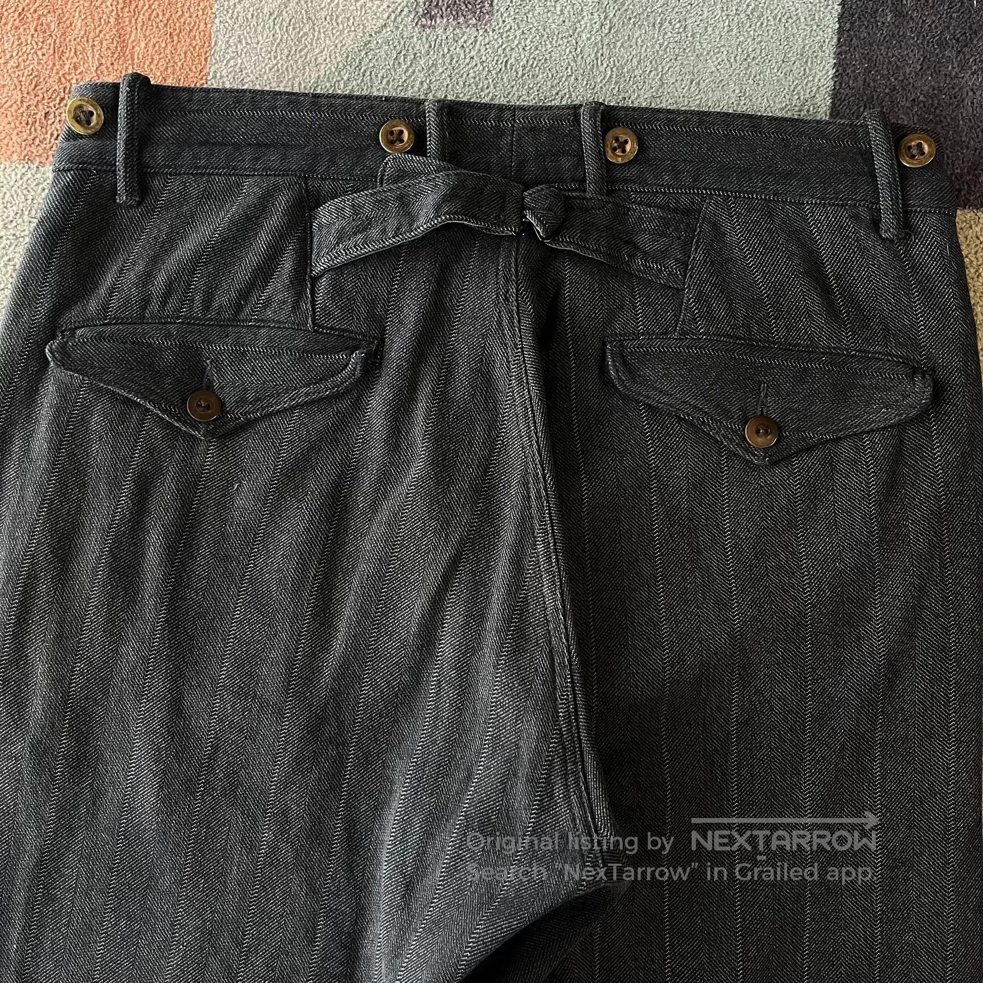 RRL Ralph Lauren RRL Striped Double RL Pants. Size US 32 / EU 48 - 6 Thumbnail