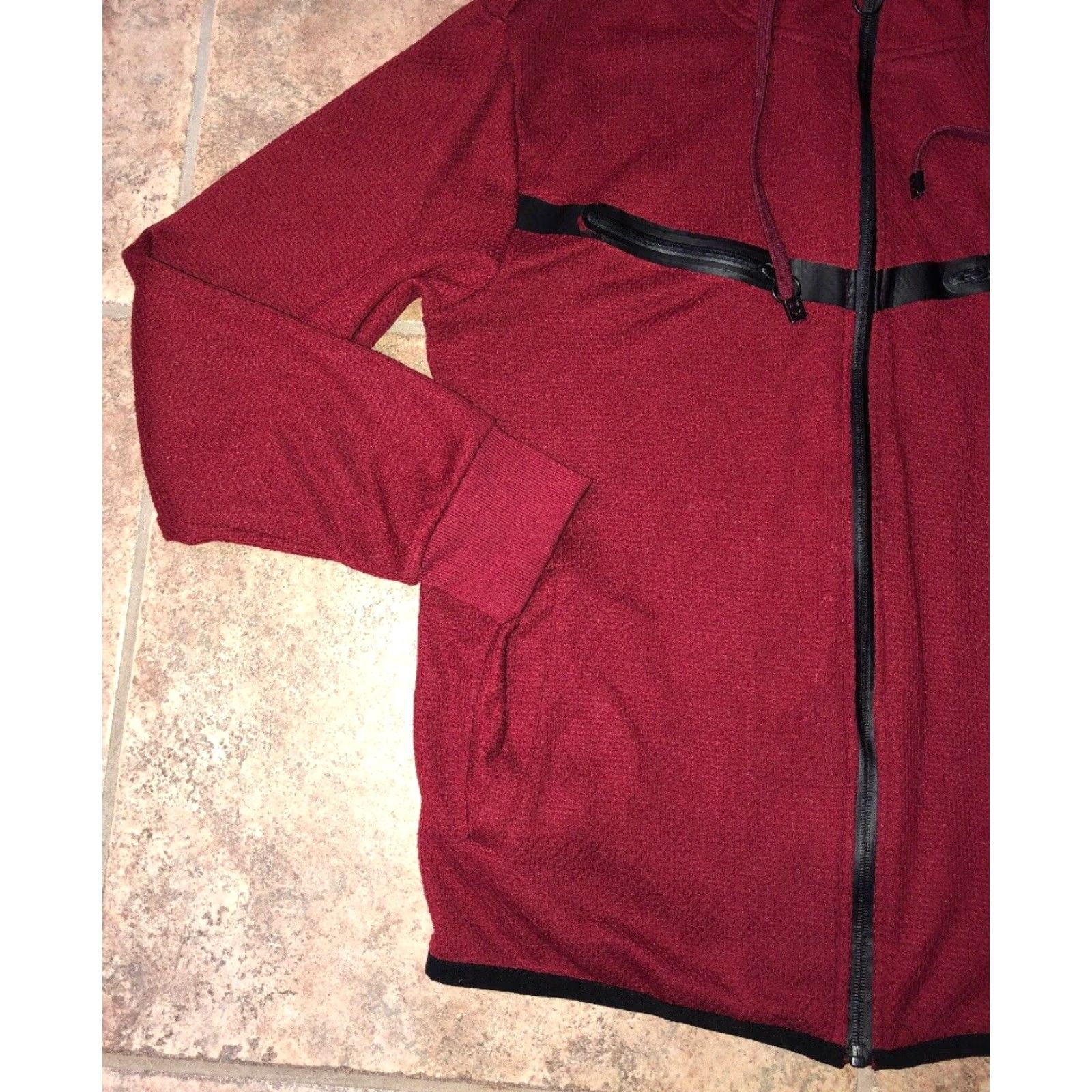 Vintage VINTAGE RK7 Hoodie Men XL Red Full-Zip Sweatshirt Size US XL / EU 56 / 4 - 3 Thumbnail