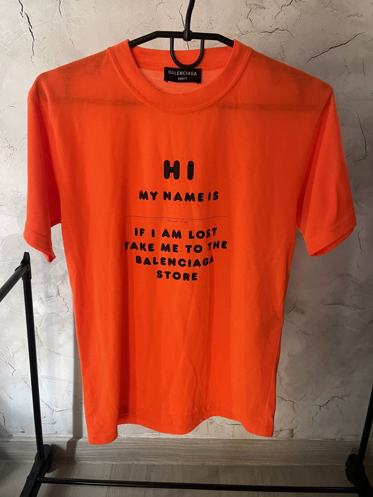 BALENCIAGA HI MY NAME IS ワイドフィットTシャツ Balenciaga FW21 HI