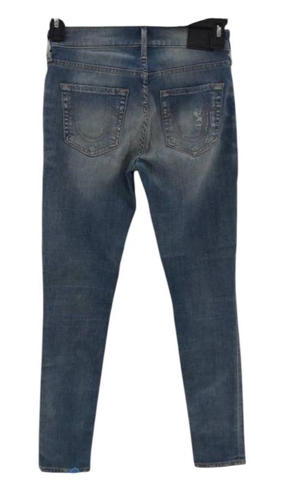 True Religion Women's True Religion Denim Sequin Jeans, Blue, Size 28 Size 26" / US 2 / IT 38 - 2 Thumbnail