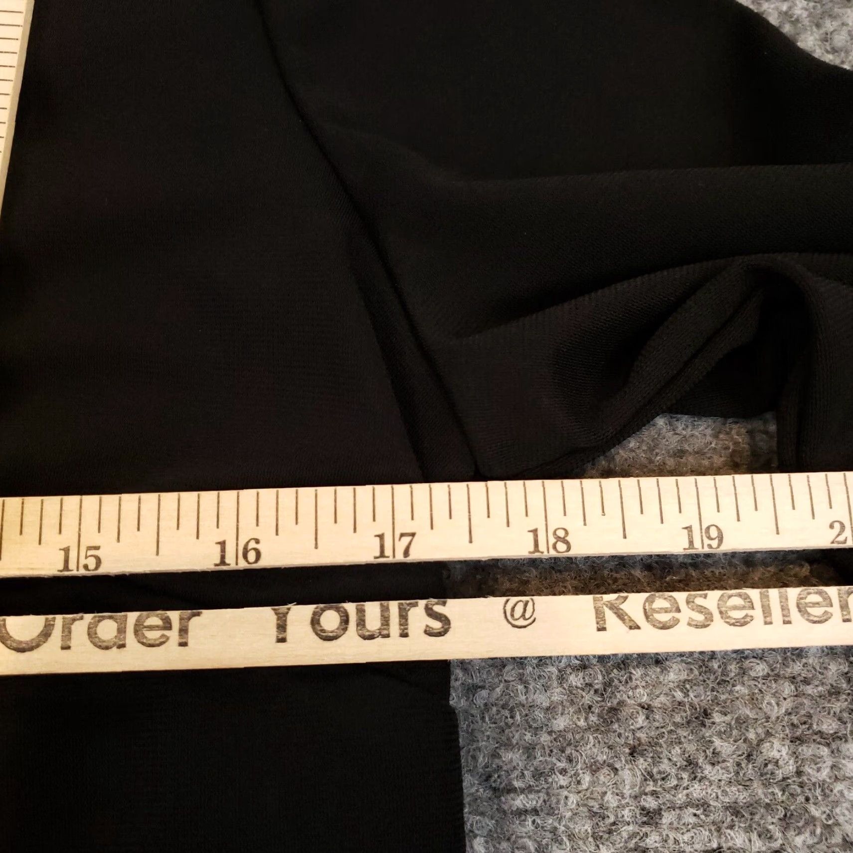 Karl Lagerfeld VINTAGE Karl Lagerfeld Dress Womens 8 Black Midi Shift Long Sleeve Ruffle Size M / US 6-8 / IT 42-44 - 4 Thumbnail