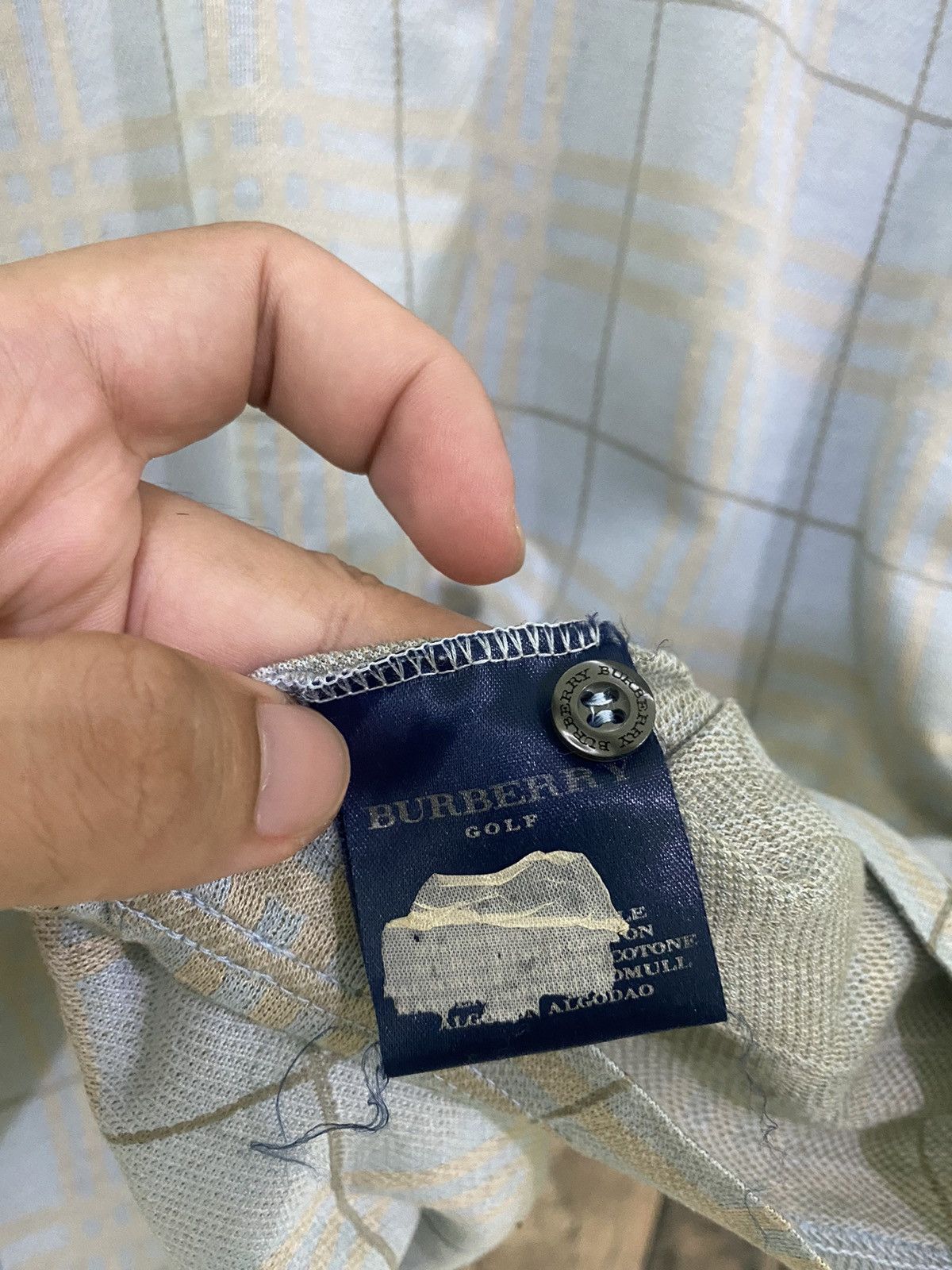 Burberry × Burberry Prorsum Burberry Golf Checkered Polo Shirt Size US S / EU 44-46 / 1 - 5 Thumbnail
