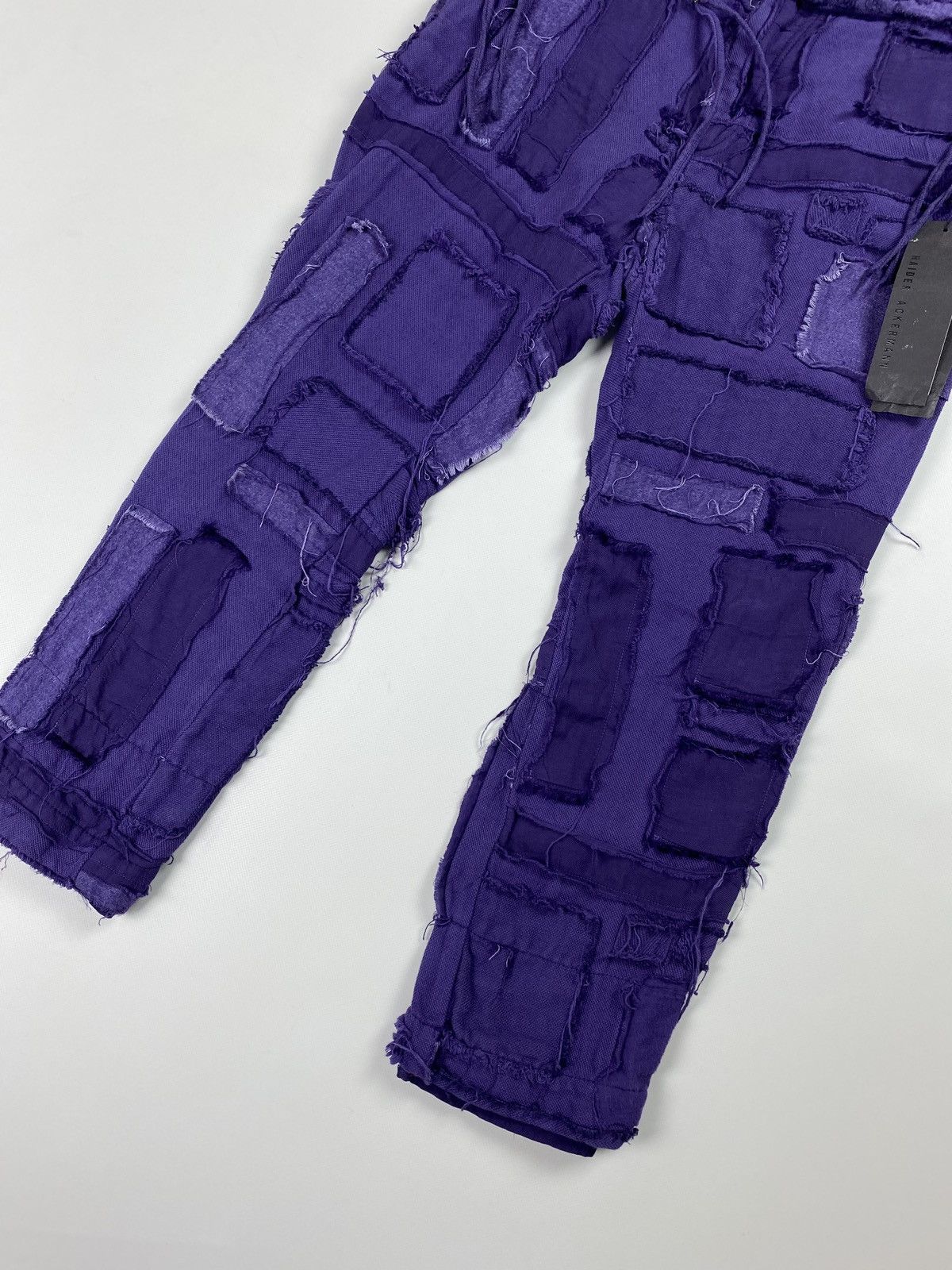 Haider Ackermann BNWT! Haider Ackermann ladies patchwork cropped pants Size 26" / US 2 / IT 38 - 5 Thumbnail