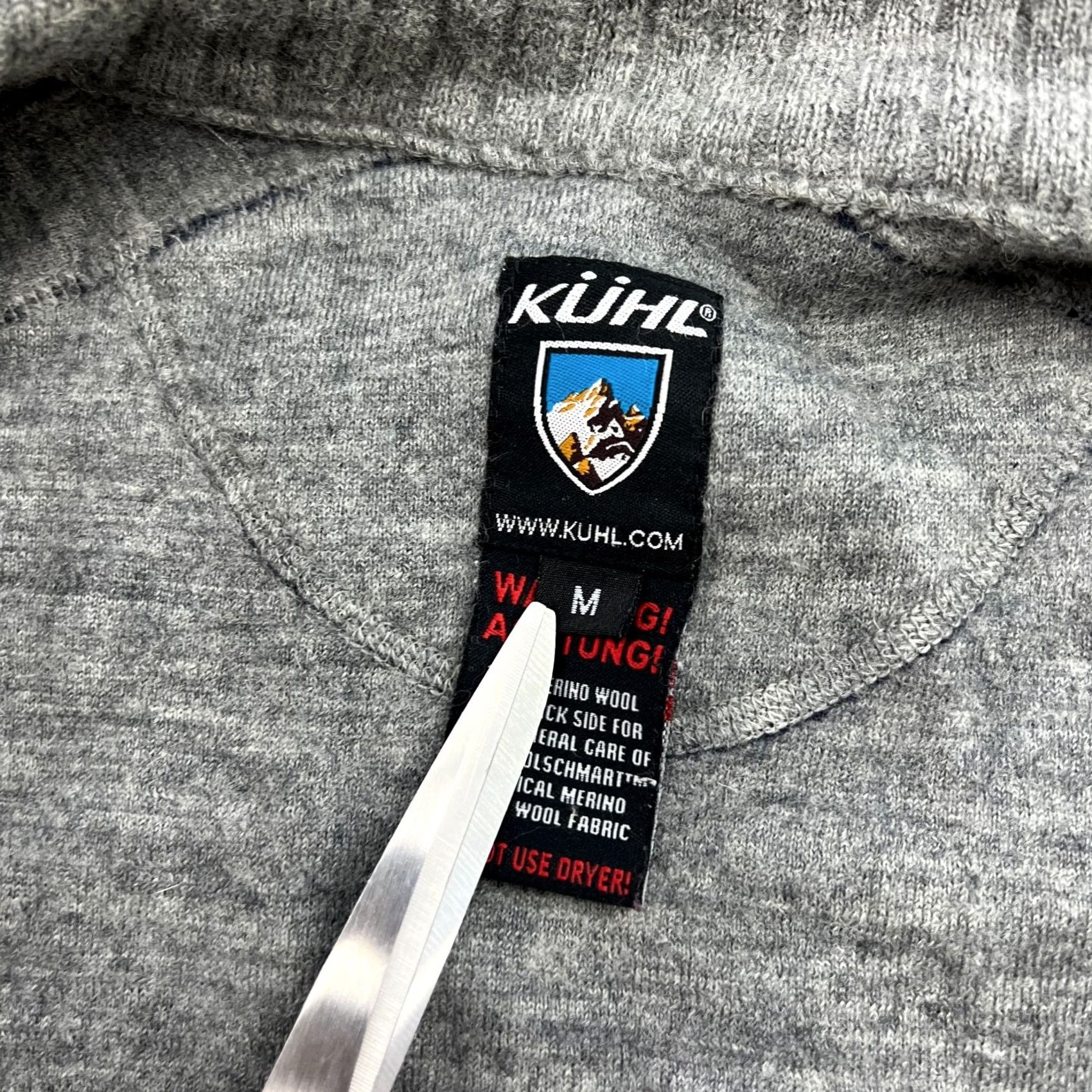 Vintage KUHL Mens Jacket Merino Wool Full Zip Fleece Blue Medium Windbreaker Regular Hoodie? Size US M / EU 48-50 / 2 - 6 Thumbnail