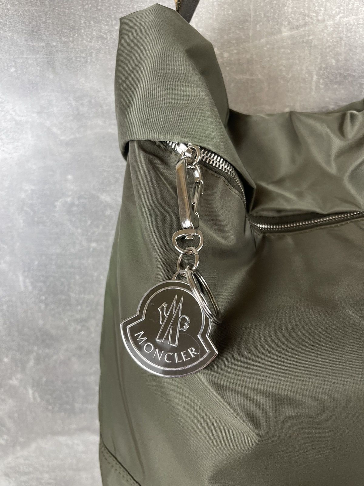 Moncler × Vintage Moncler "à Porter" Green Nylon Convertible Backpack Tote Bag Size ONE SIZE - 6 Thumbnail