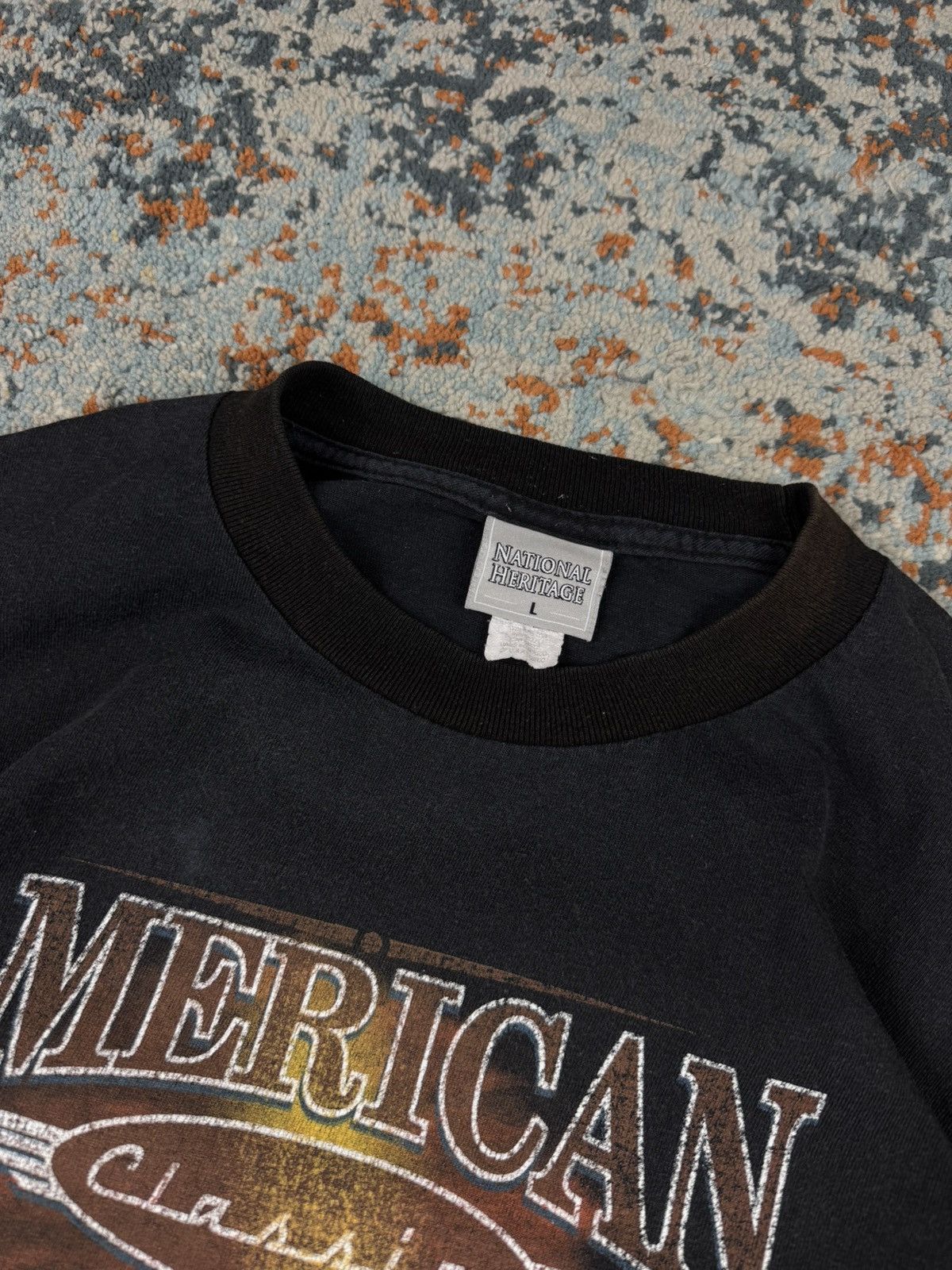 Vintage Vintage 90s American classic chopper graphic tee harley usa Size US L / EU 52-54 / 3 - 8 Thumbnail