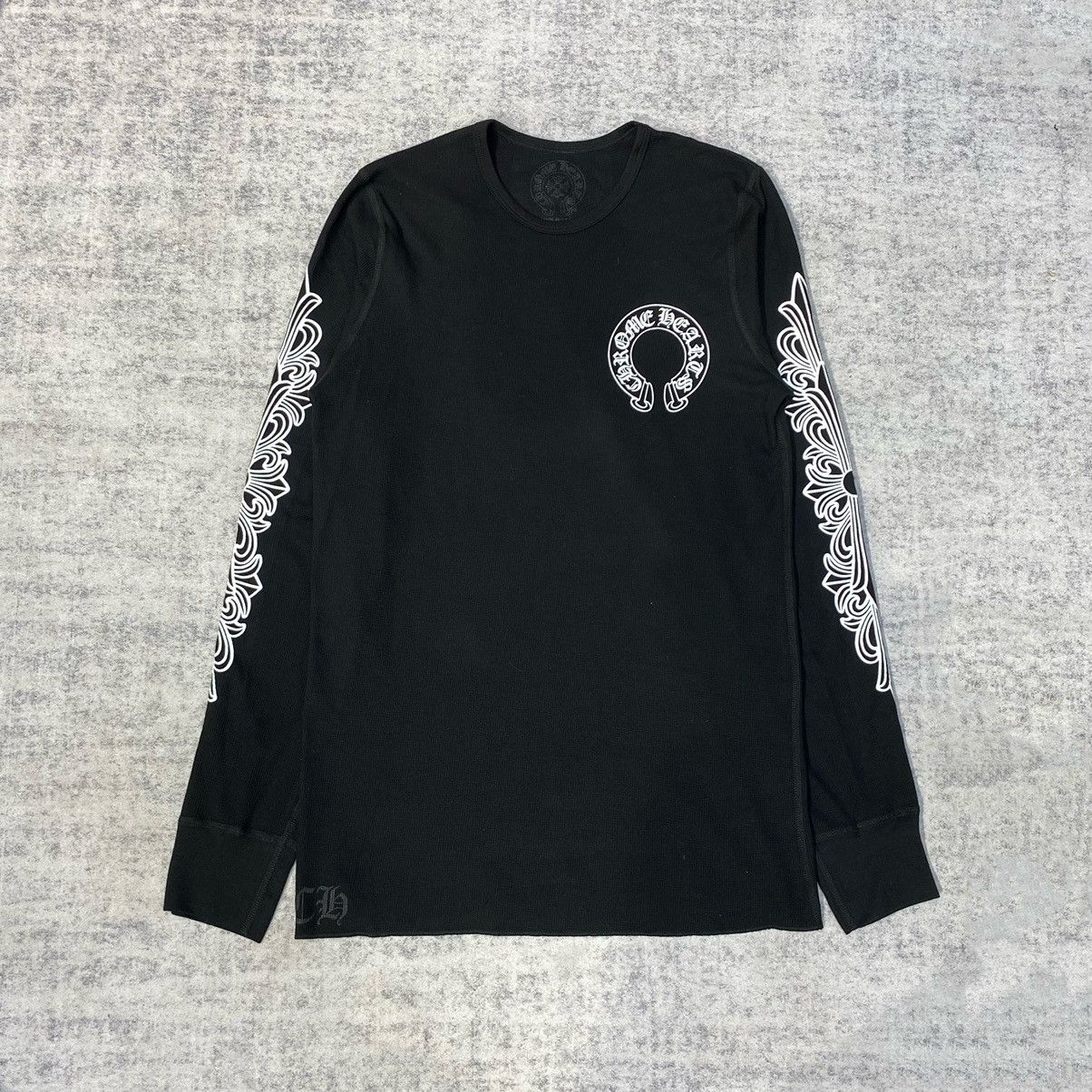 Chrome Hearts horseshoe Thermal long t-shirt black