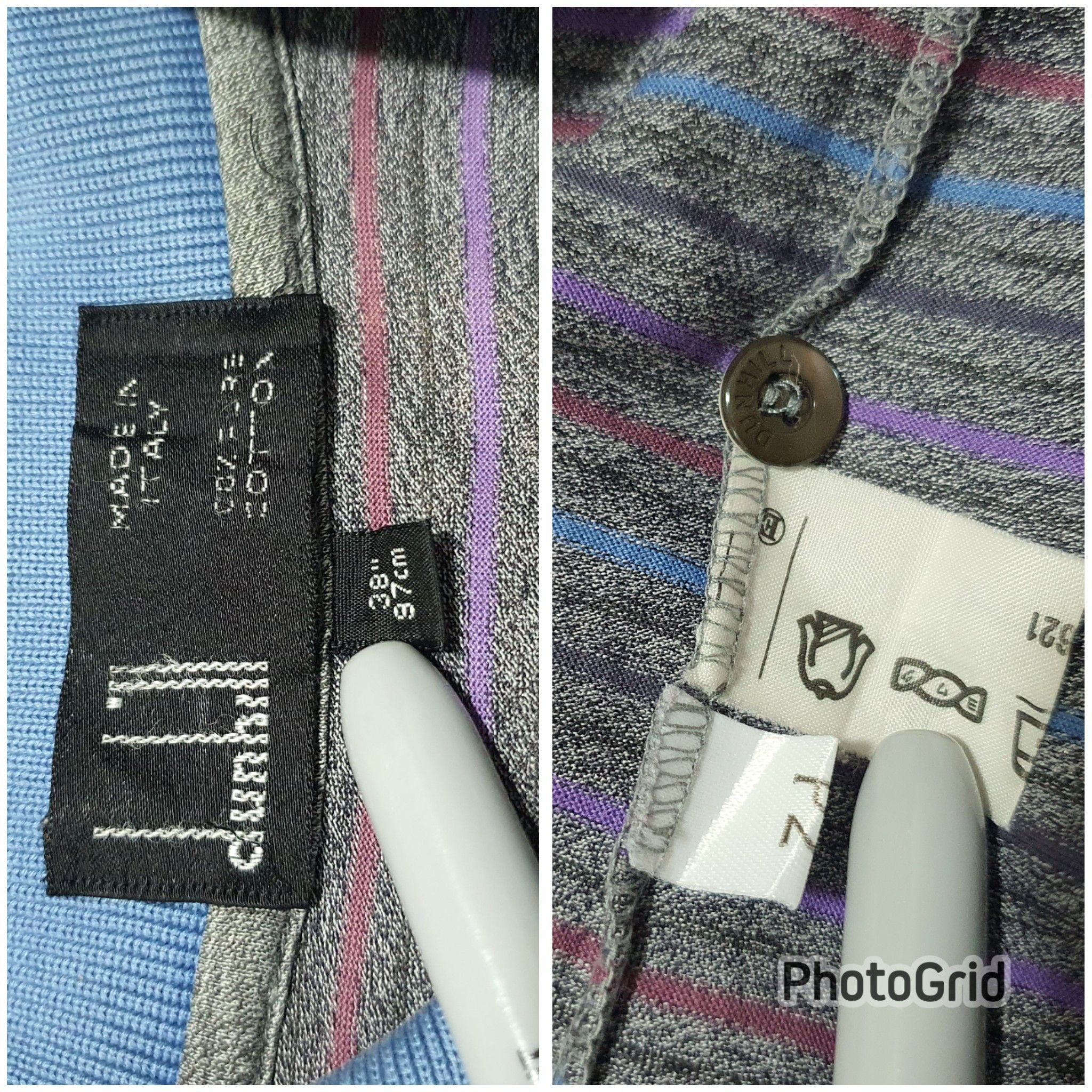 Alfred Dunhill DUNHILL VINTAGE LONG SLEEVE 19"/28" ITALY Size US M / EU 48-50 / 2 - 3 Thumbnail