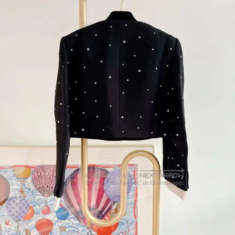 Miu Miu Miu Miu Black Spring Autumn Jacket for Women . Size L / US 10 / IT 46 - 2 Thumbnail