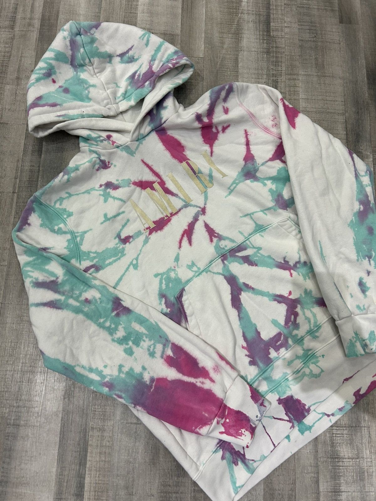 Amiri Amiri Tie Dye Core Logo Hoodie Size US XL / EU 56 / 4 - 2 Thumbnail
