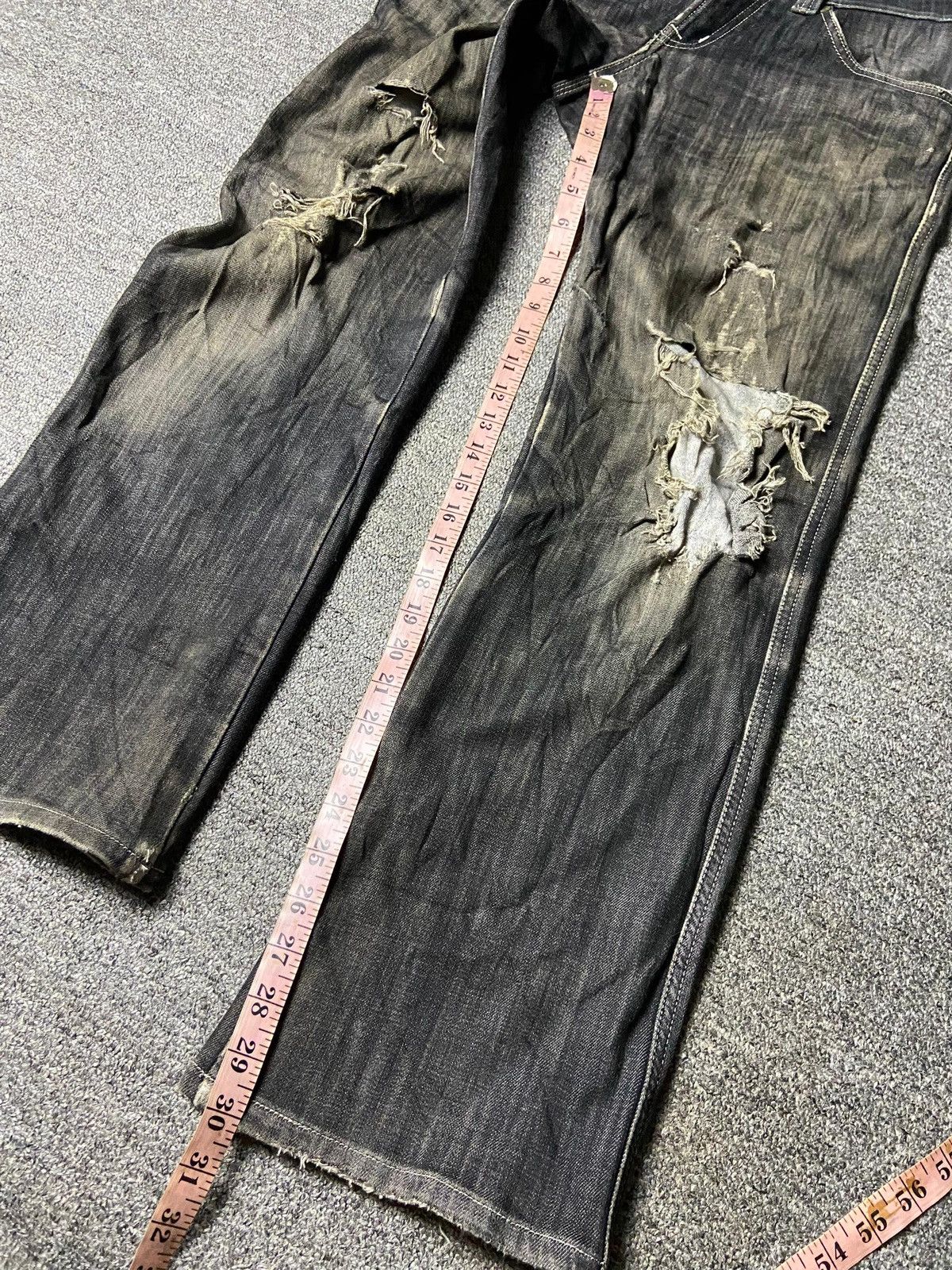 Edwin Edwin 503 x Blue Trip Distressed Ripped Jeans (159) Size US 32 / EU 48 - 9 Thumbnail