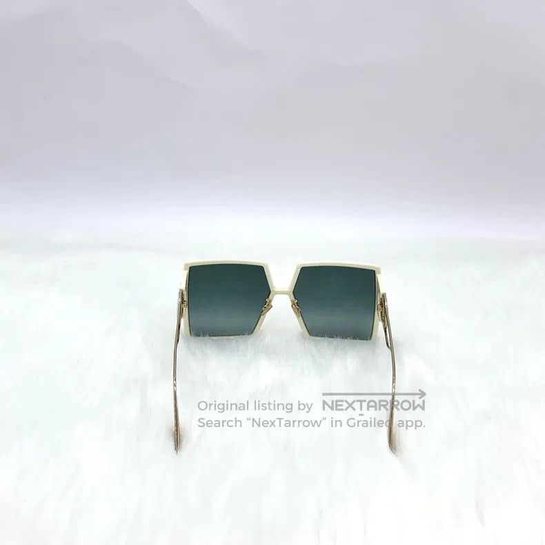 Dior Dior White gradient lenses square frame sunglasses Size ONE SIZE - 2 Thumbnail
