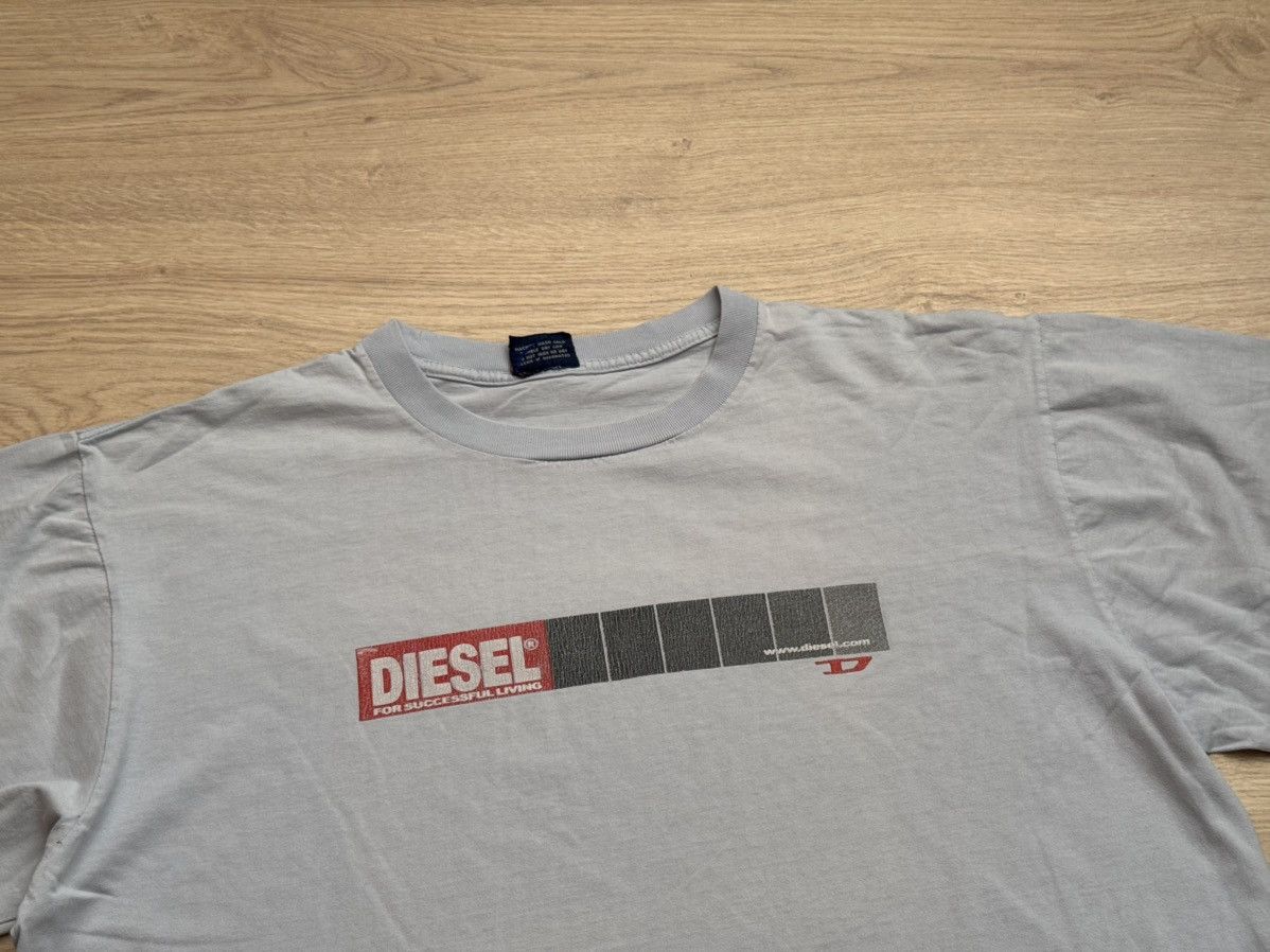 Diesel Vintage 90’s Diesel Distressed y2k Japanese Baggy T-Shirt Size US XL / EU 56 / 4 - 2 Thumbnail