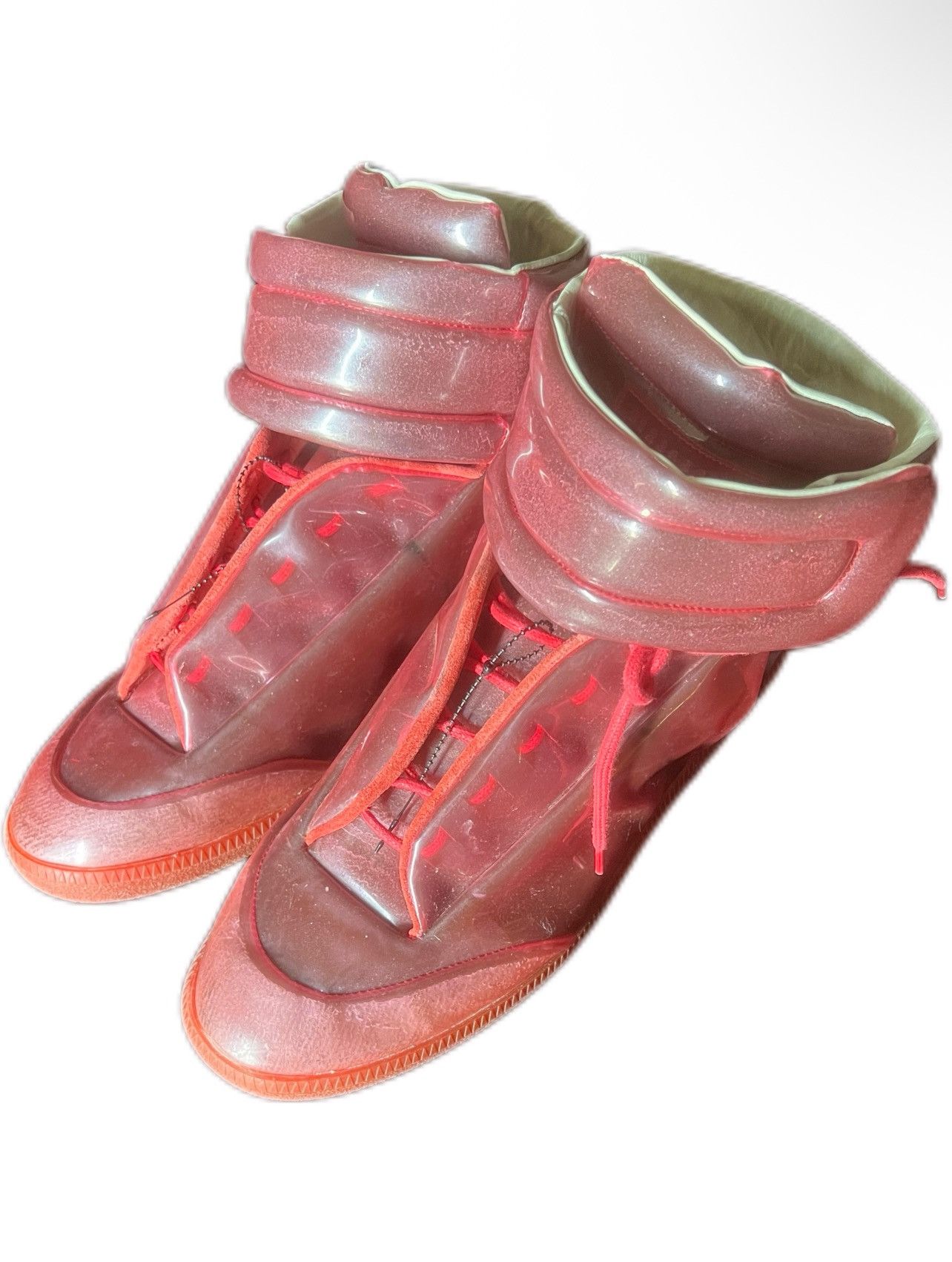 Maison Margiela Maison Margiela Future Red PVC Size US 13 / EU 46 - 2 Thumbnail