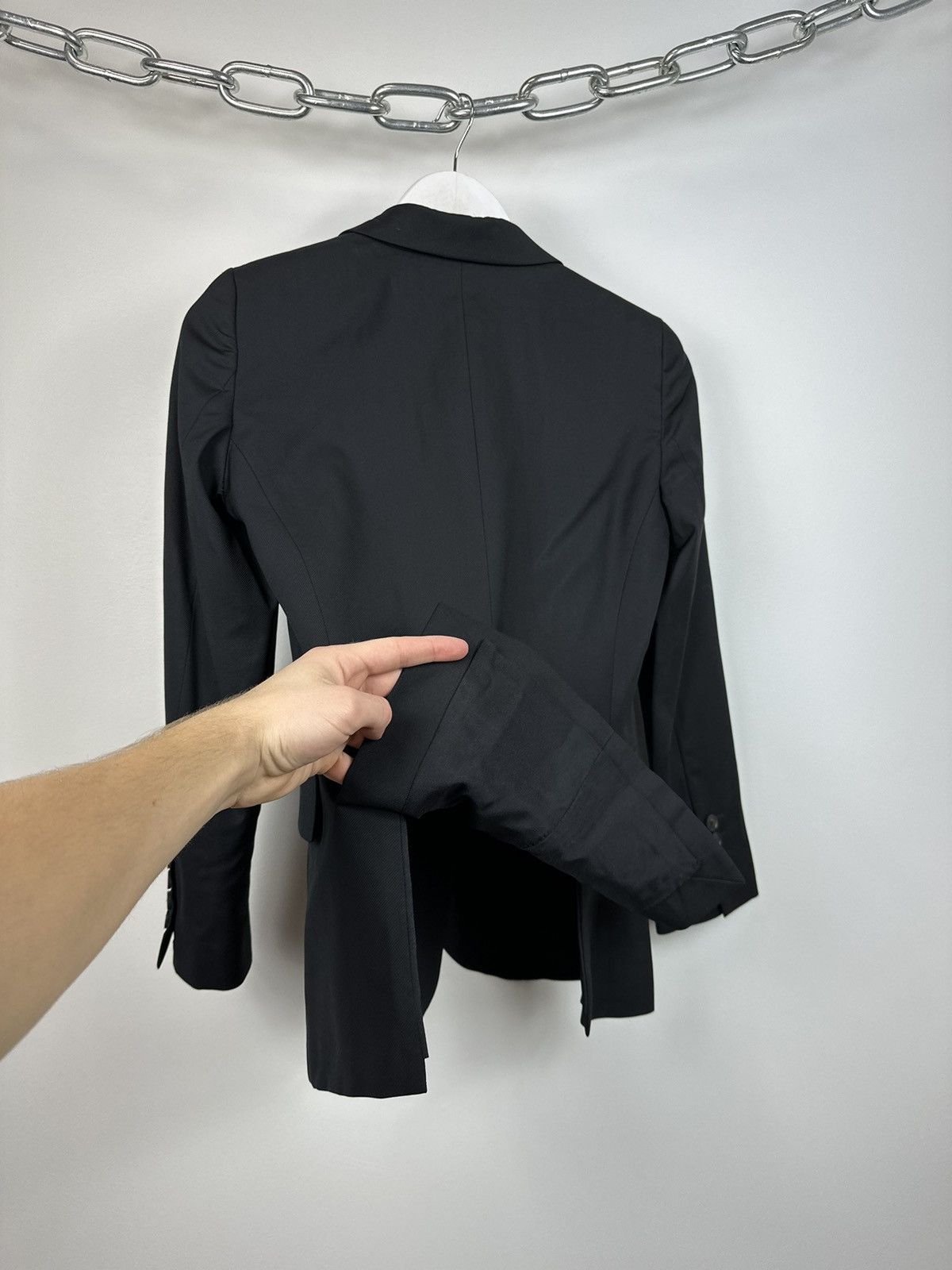 Gucci Vintage Gucci Luxury Designer Formal Wool Blazer Jacket Size S / US 4 / IT 40 - 10 Thumbnail