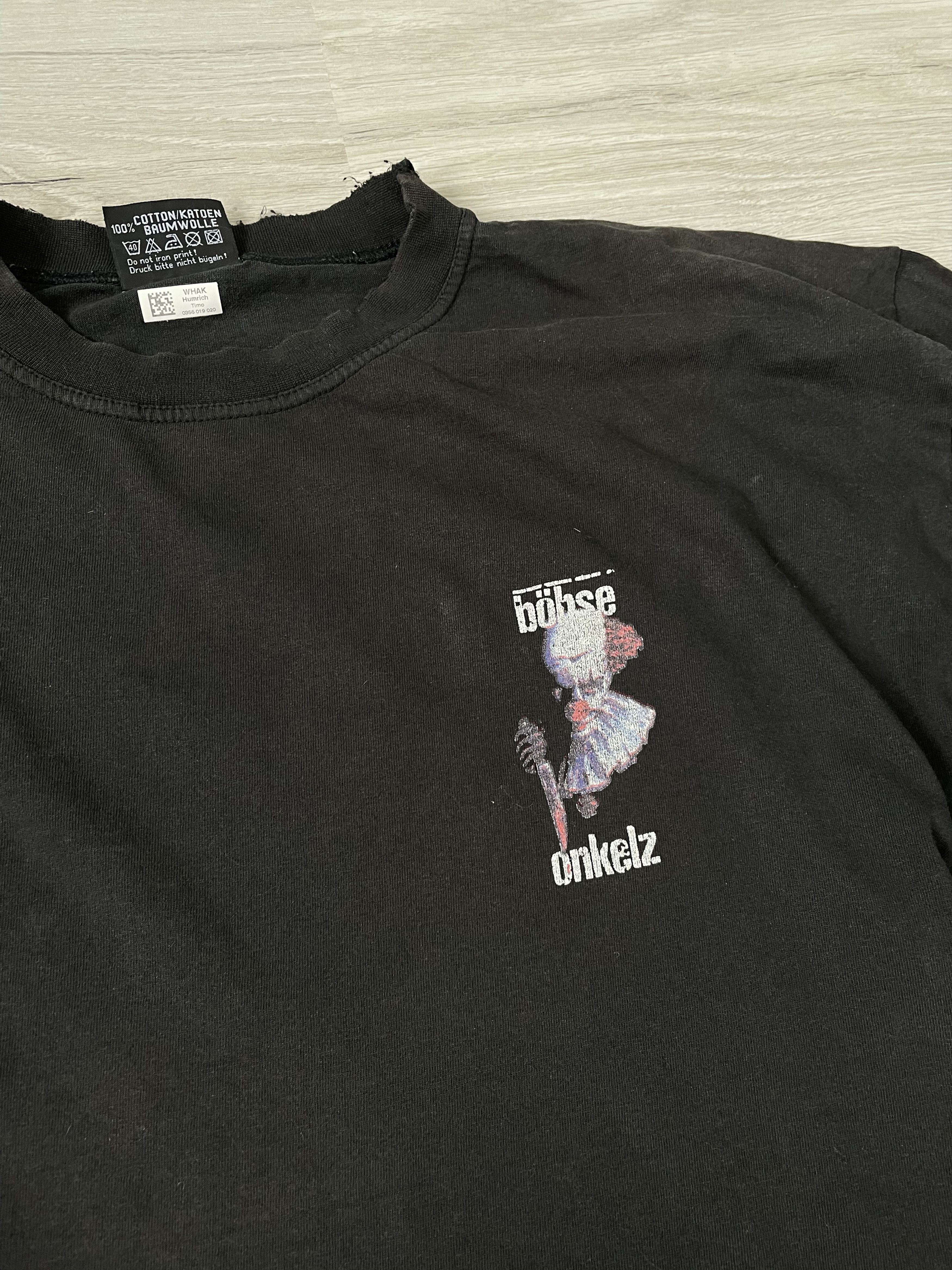 Japanese Brand × Vintage Vintage Men's Shirt Böhse Onkelz Size US XL / EU 56 / 4 - 7 Thumbnail