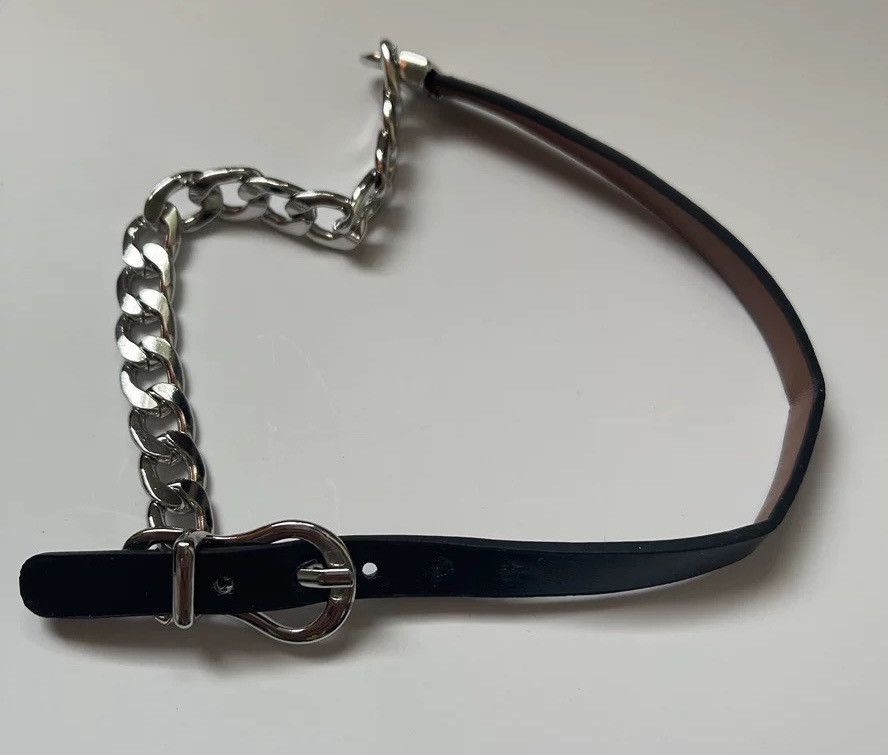Japanese Brand × Jewelry Fashion punk cuban link chain belt choker necklace Size ONE SIZE - 4 Thumbnail