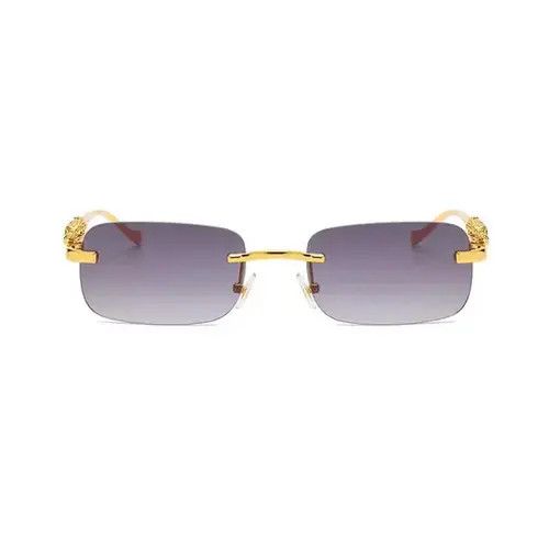 Other Retro Style Leopard 🐆 Yellow Black Frame Glasses Size ONE SIZE - 2 Thumbnail